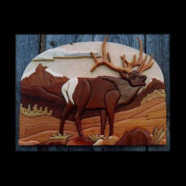 Elk Intarsia Pattern - Image 1