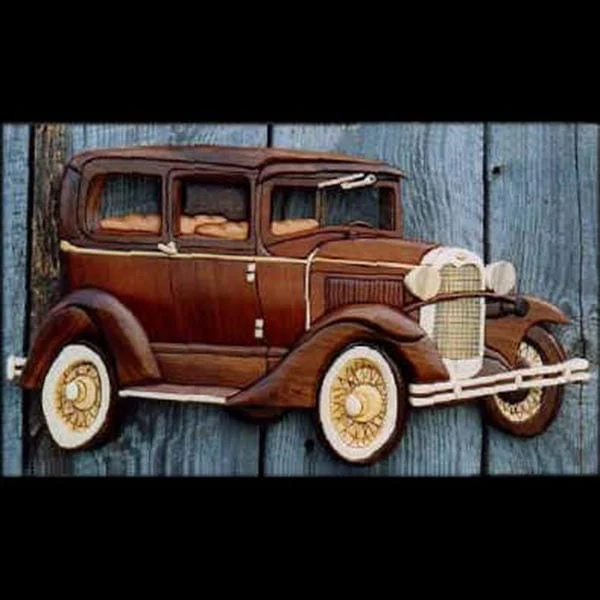 Model A Sedan Intarsia Pattern - Image 1