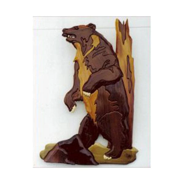 Grizzly Intarsia Pattern - Image 1