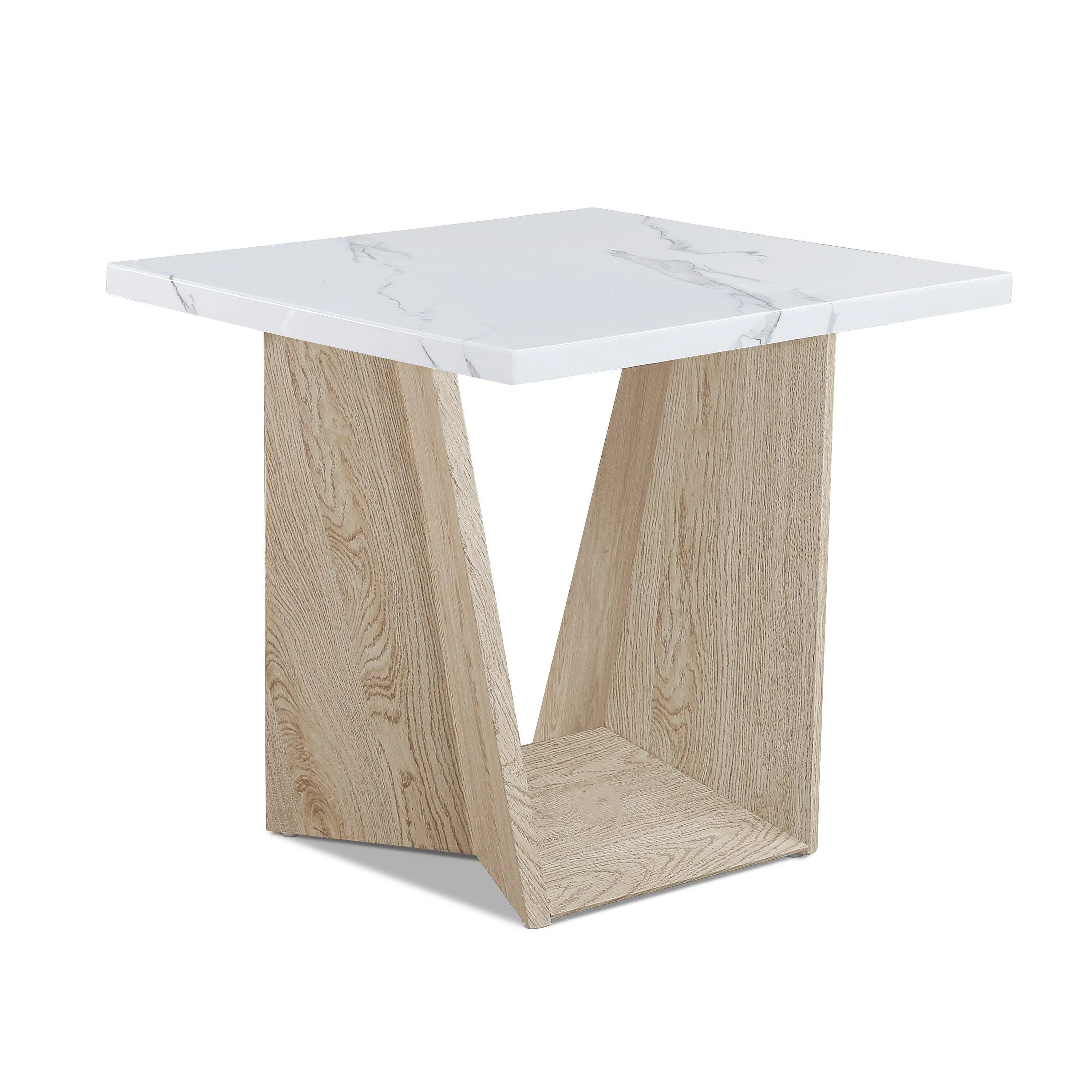 Adea White Oak Coffee Table Set - Image 3