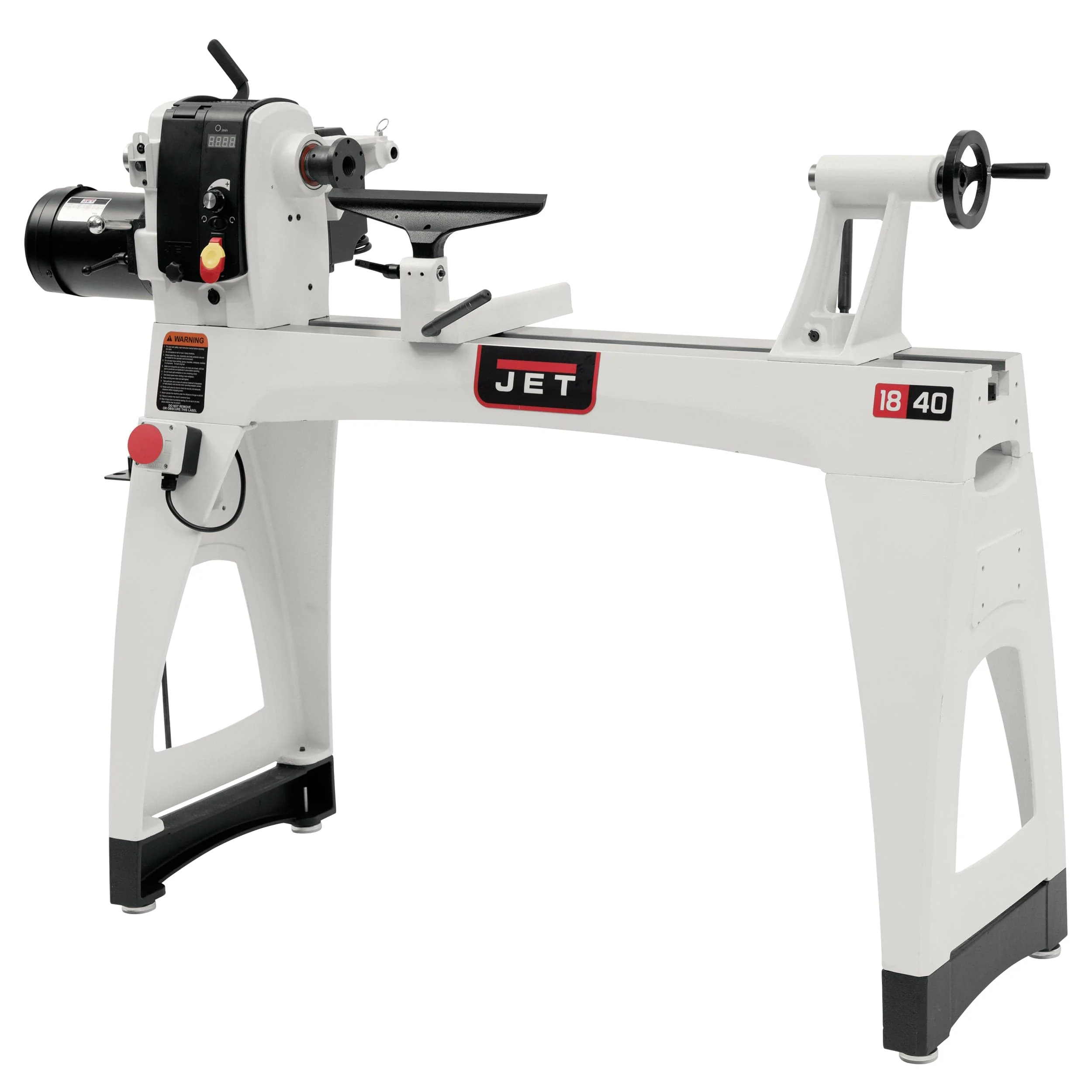 EVS Woodworking Lathe – 18″ x 40″ – 2 HP 230V – JWL-1840EVS