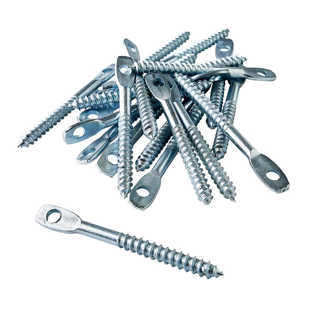 Eye Lag Screw – 1/4″ x 3″- Zinc Plated
