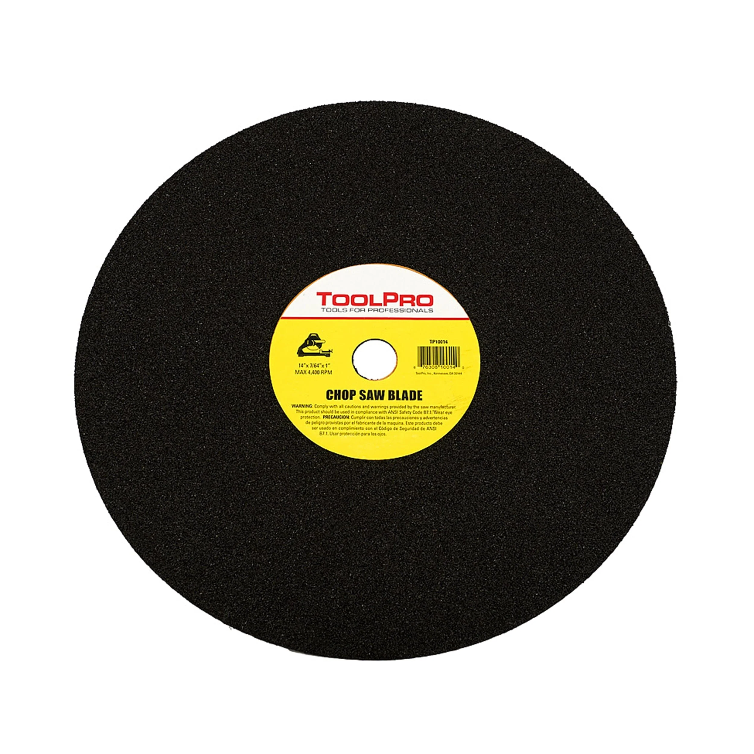 14" Abrasive Blade for Chop Saws, 14" x 7/64" x 1" Arbor, 10-Pack - Image 1