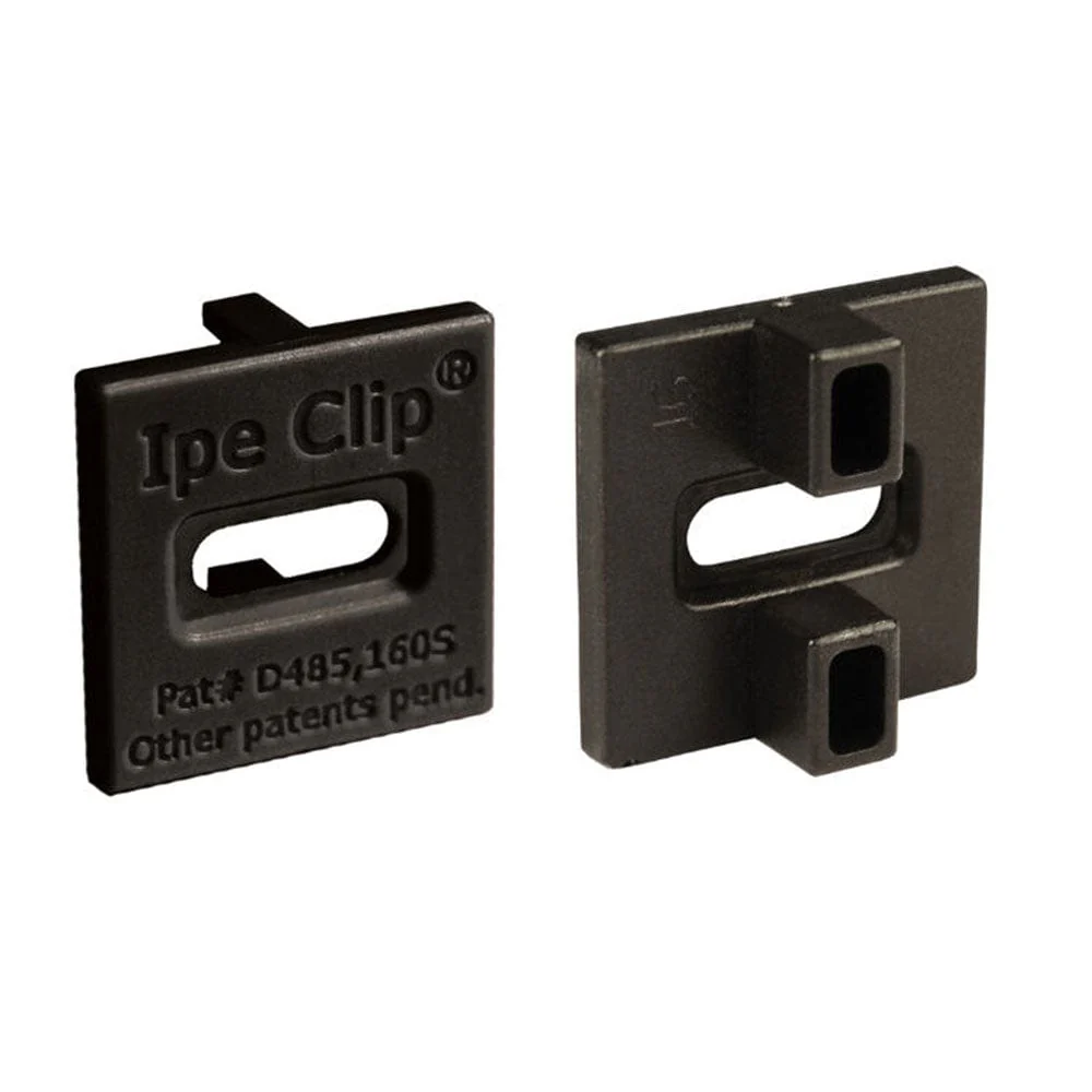ExtremeKD Ipe Clip Hidden Deck Fastener Kit, (175 pack), Black