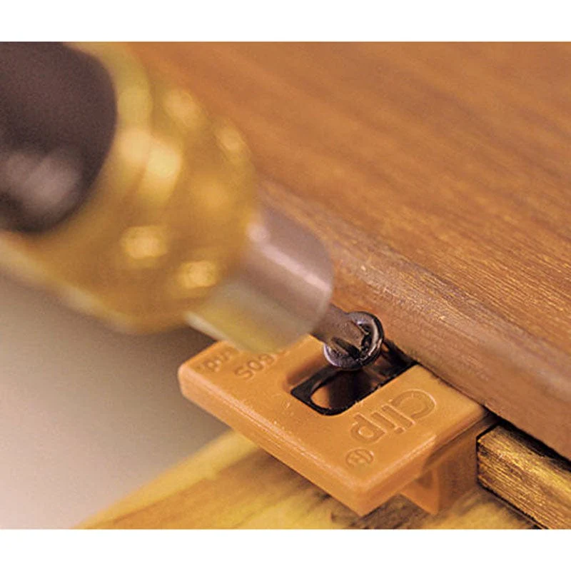 ExtremeKD Ipe Clip Hidden Deck Fastener Kit, (525 pcs), Brown