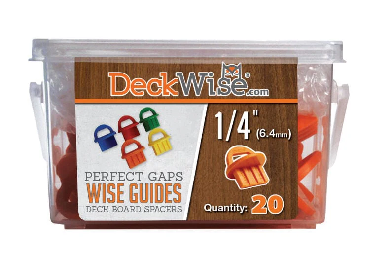 WiseGuides Decking Board Gap Spacers, 1/4 in., 20 pieces - Image 2