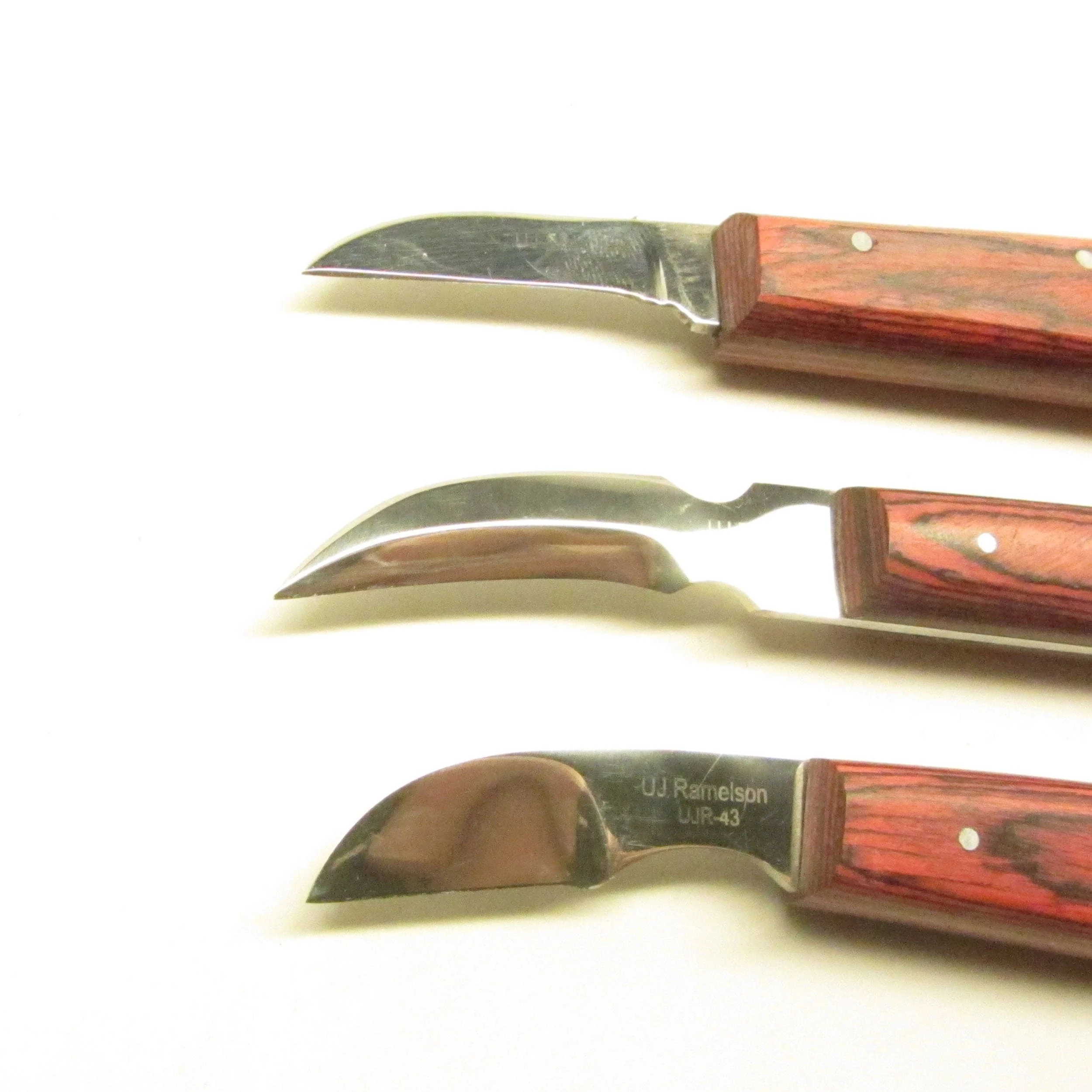 4pc Chip Carving Knives with Draw Knife - Image 2