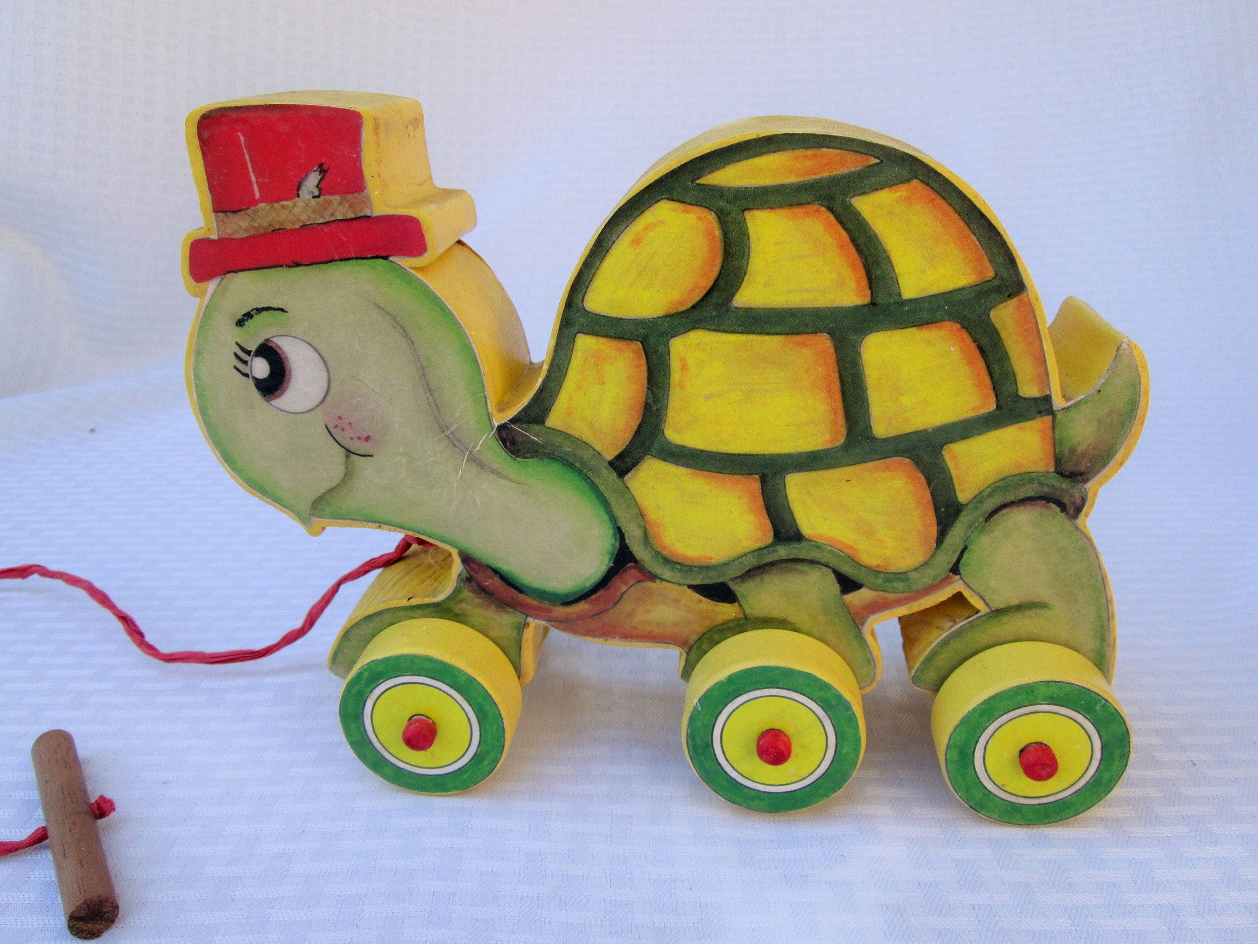 Turtle Pull Toy  Woodworking Pattern and PictureTURTLE PULL TOY