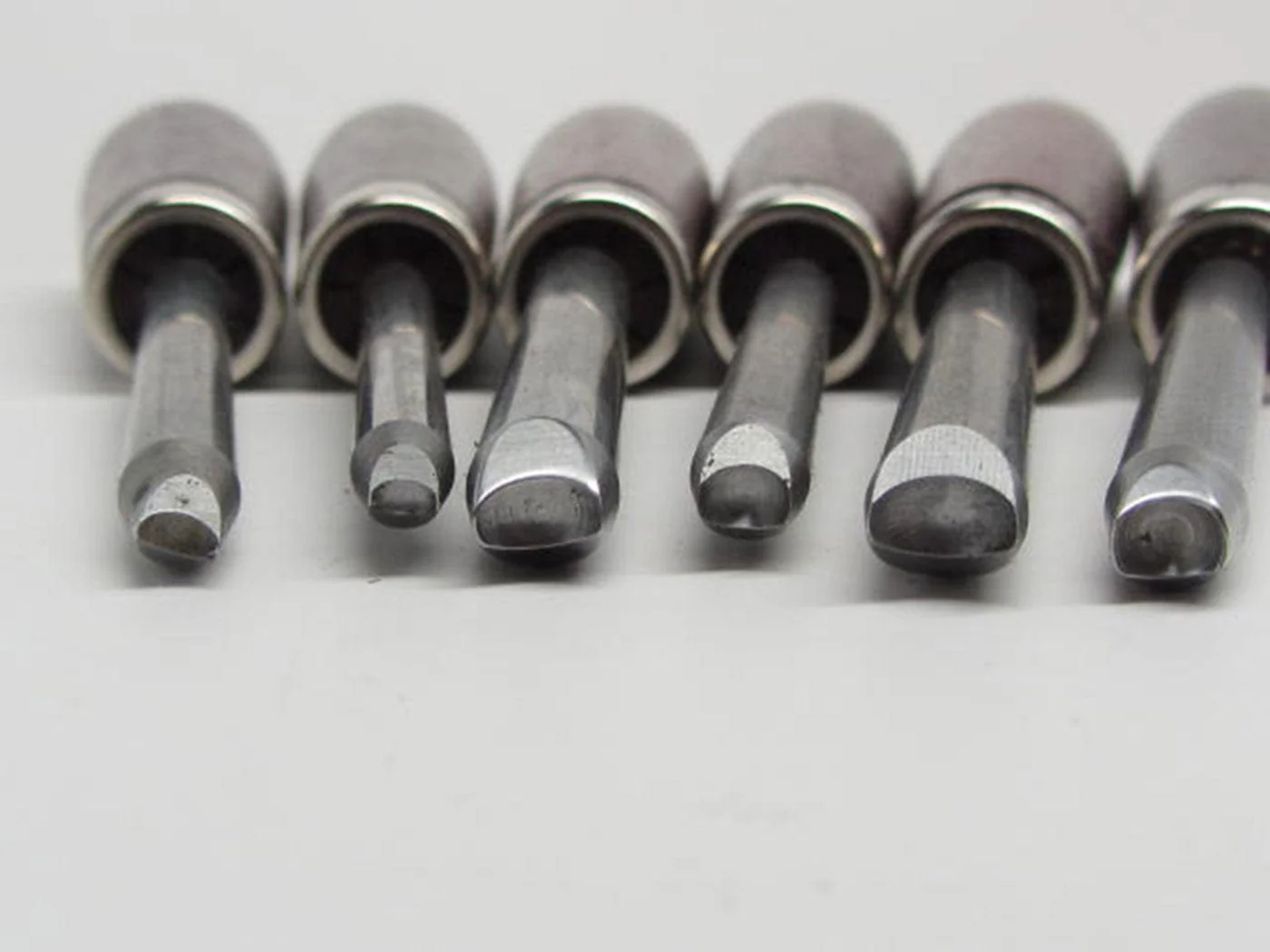 Woodcarving Oval Carvers Eye Punch Set of 6