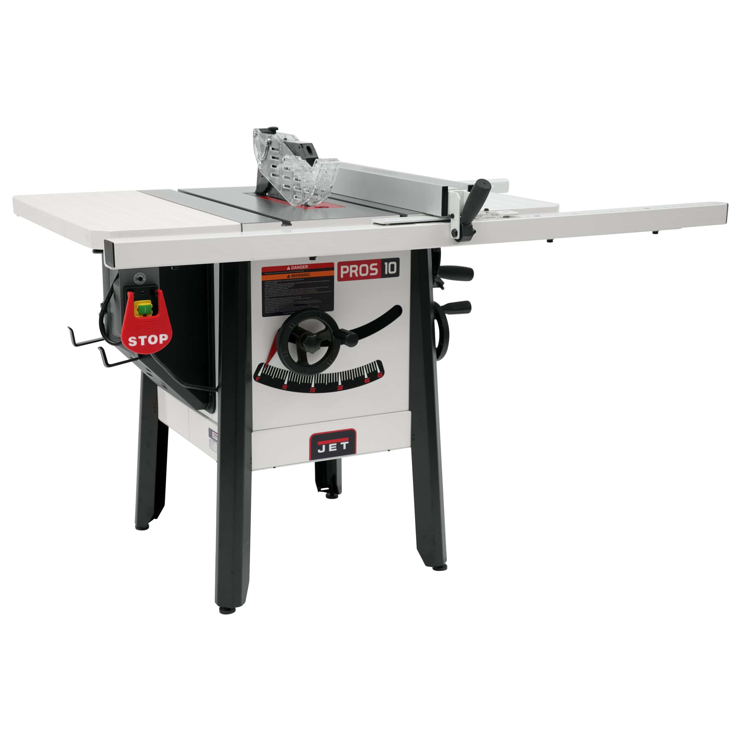 ProShop II 10" Table Saw with Stamped Steel Wings and 30" Rip Capacity - 1-3/4 HP 1 Ph 115V - JPS-10 - Image 1