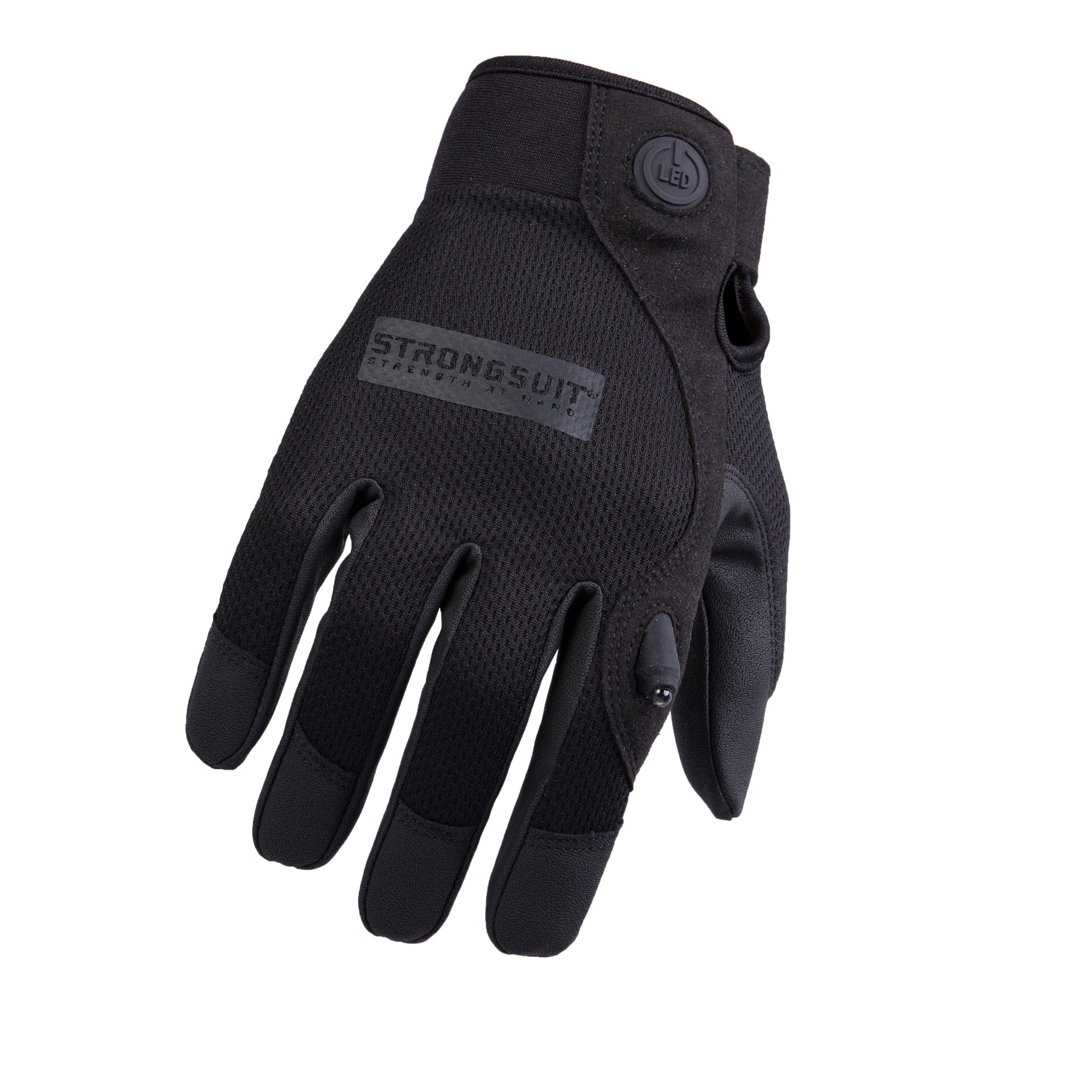 Second Skin, LED Gloves, Black, Medium - Image 1