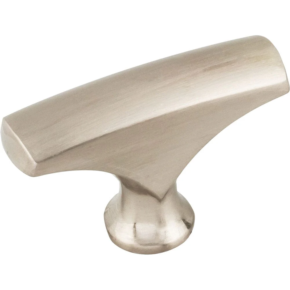 Zinc Die Cast Cabinet Knob, 1-5/8" Diameter Satin Nickel - Image 1
