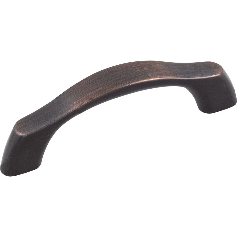 Cabinet Pull 3" C/C O.L.,   WITH 4-1/16" O.L.,   Brushed Oil Rubbed Bronze - Image 1