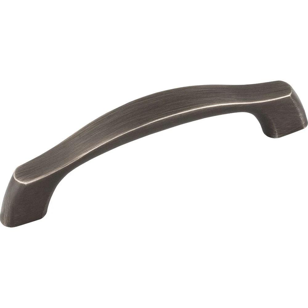 Cabinet pull 96 mm C/C, 13/16" O.L.,    Brushed Pewter - Image 1
