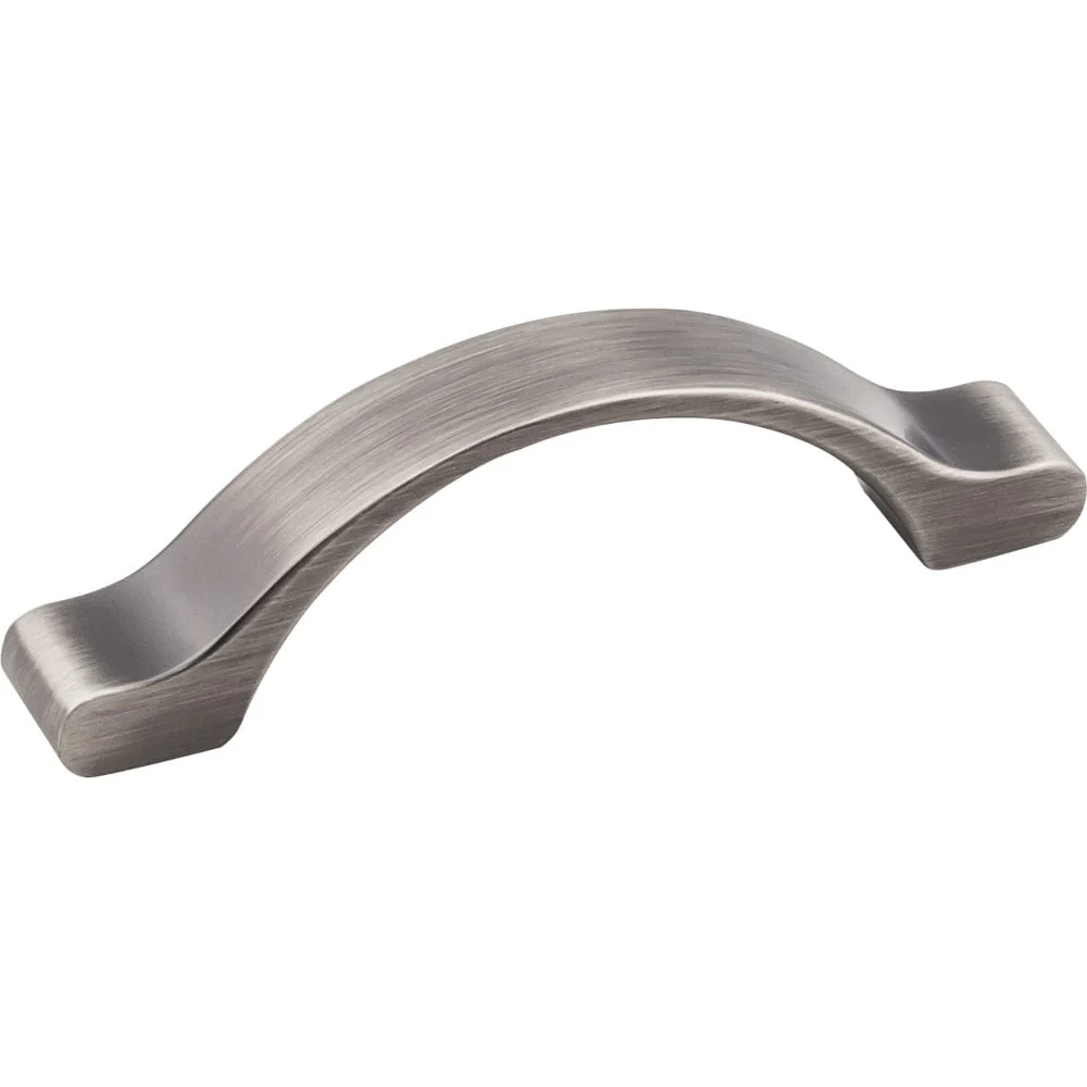 Seaver Pull, 3" C/C, Brushed Pewter - Image 1
