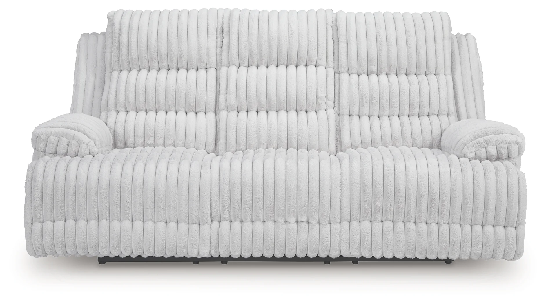Rhines Falls Alloy Velvet Power Reclining Sofa with Drop Down Table - Image 3