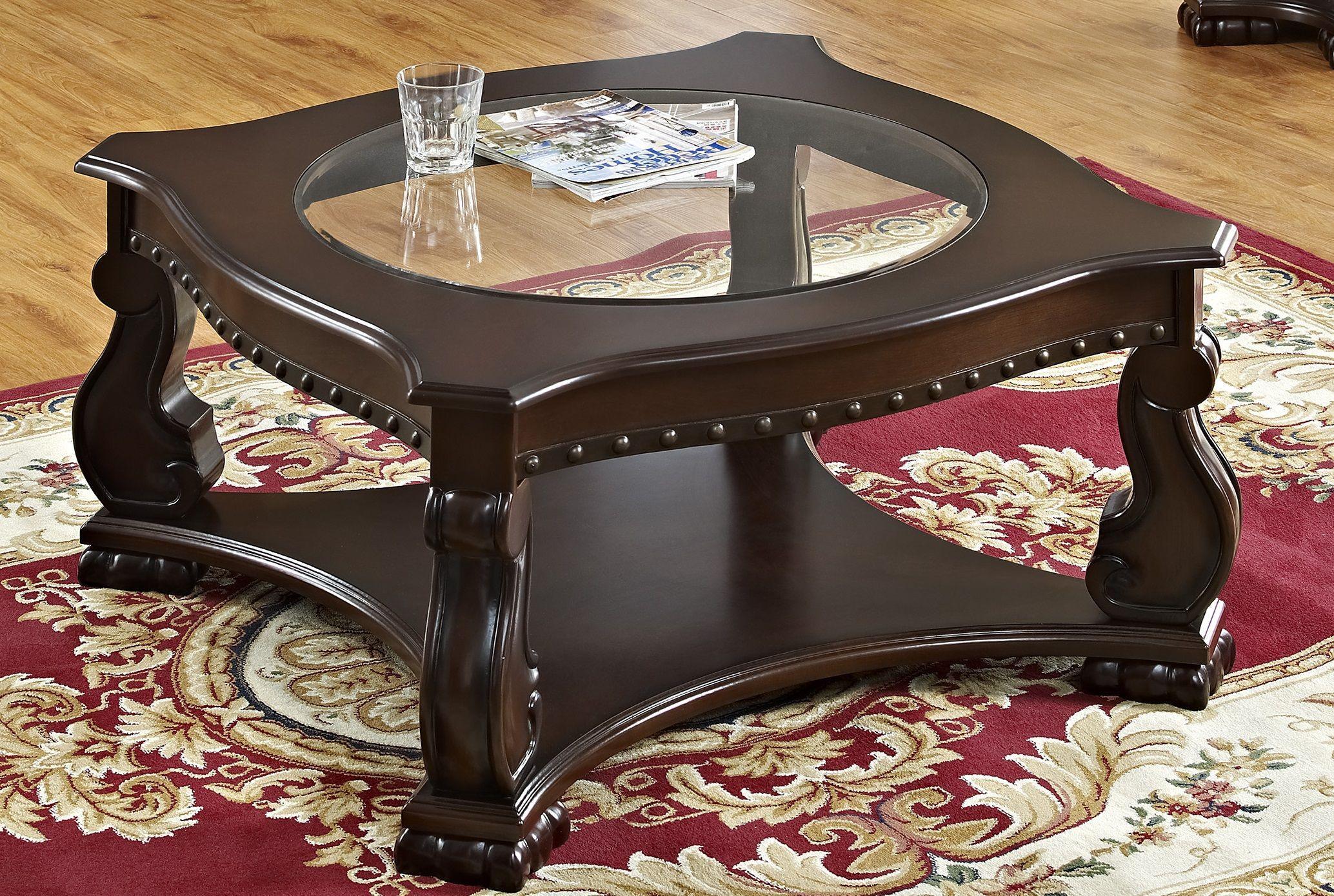 Madison Brown 3-Piece Coffee Table Set - Image 2