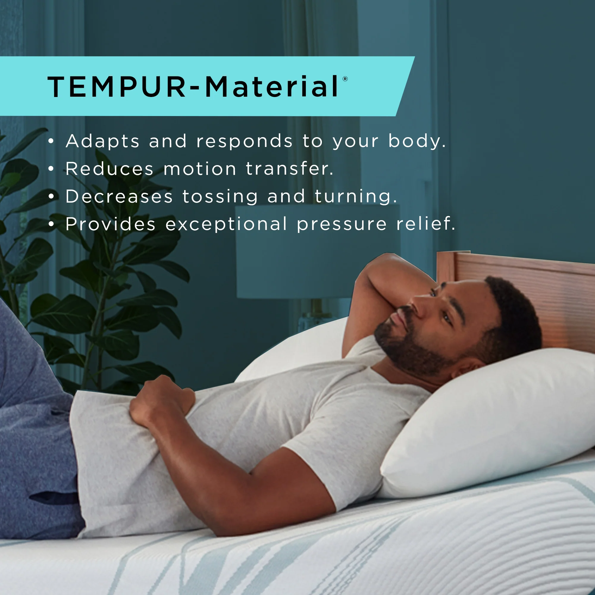 Tempur-Pedic® TEMPUR-Adapt® Medium Hybrid Mattress - Image 3
