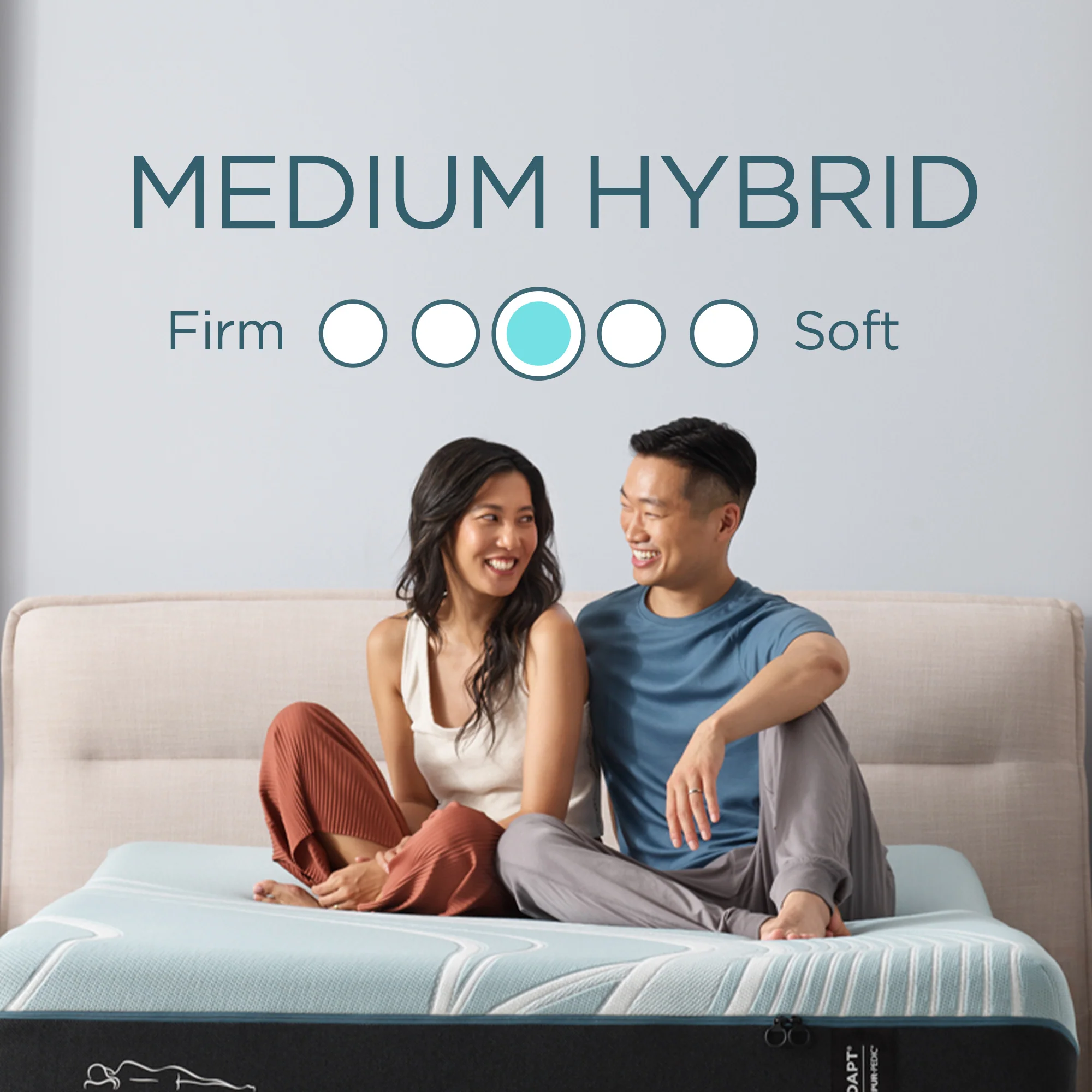Tempur-Pedic® TEMPUR-LuxeAdapt® Medium Hybrid Mattress - Image 3