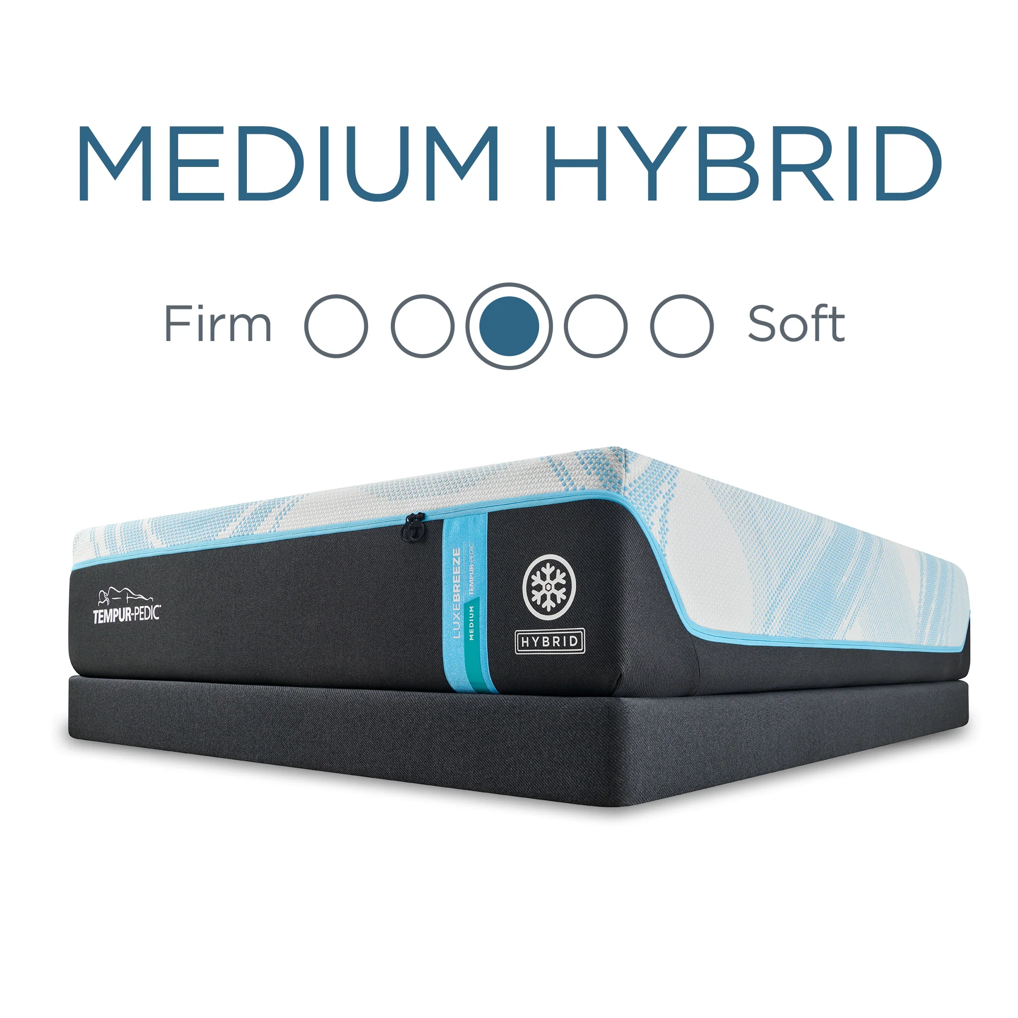 Tempur-Pedic® TEMPUR-LuxeBreeze® Medium Hybrid Mattress - Image 3
