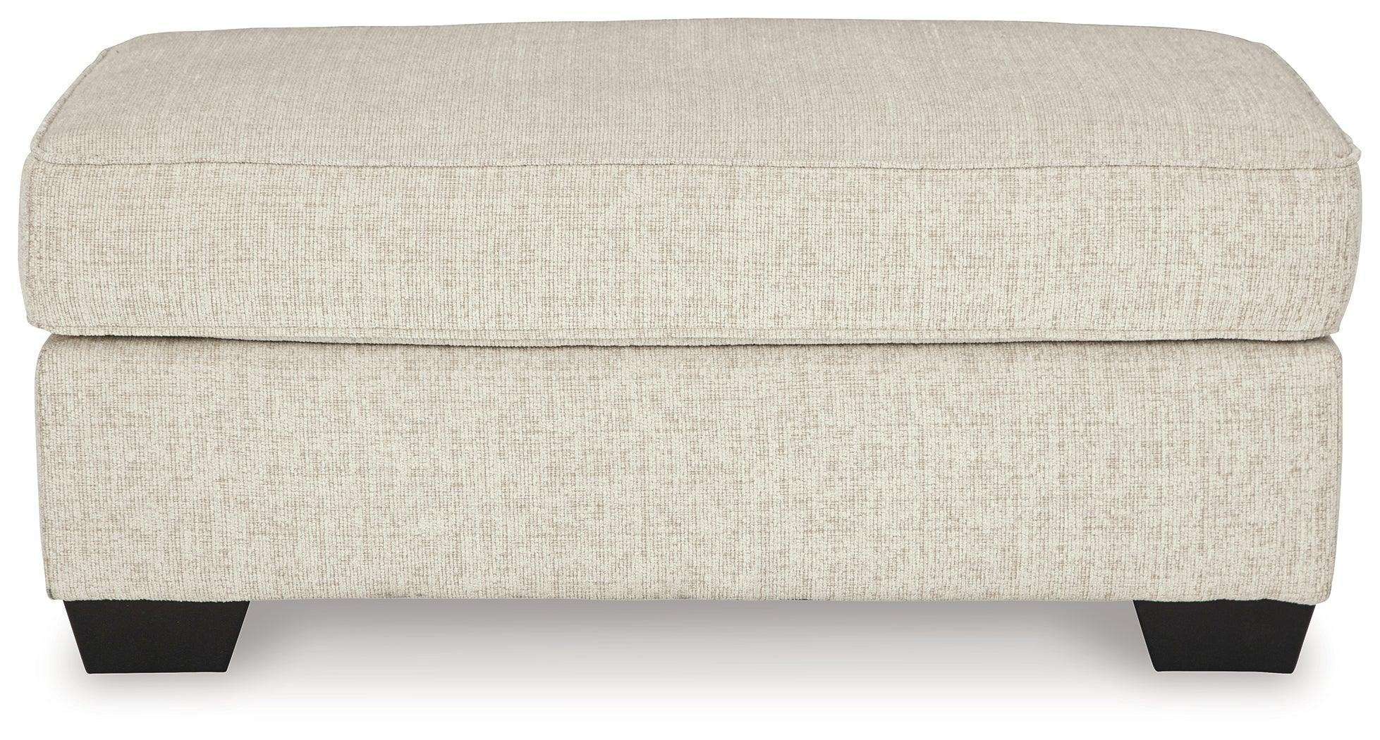 Heartcort Quartz Chenille Ottoman - Image 3