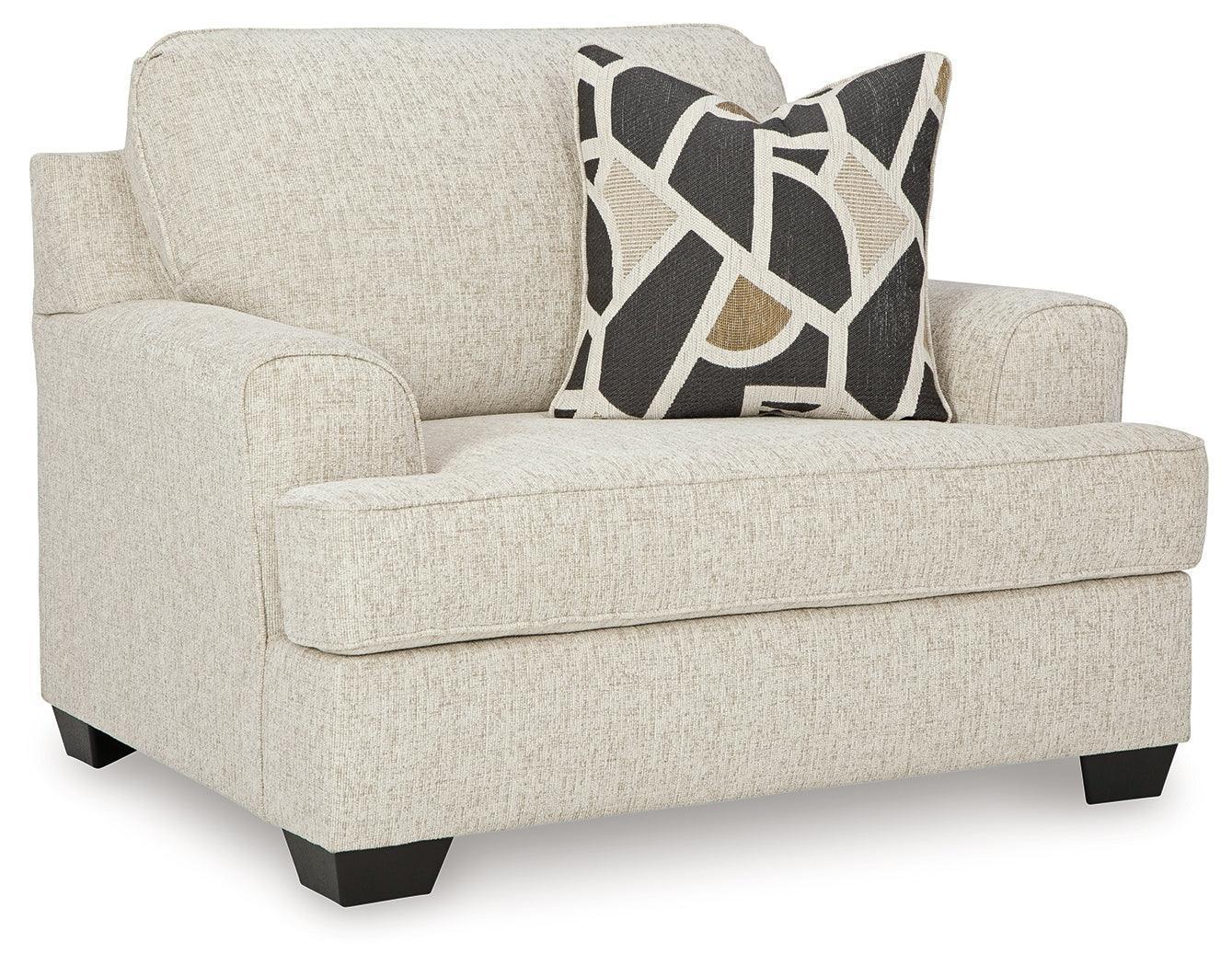Heartcort Quartz Chenille Oversized Chair - Image 2