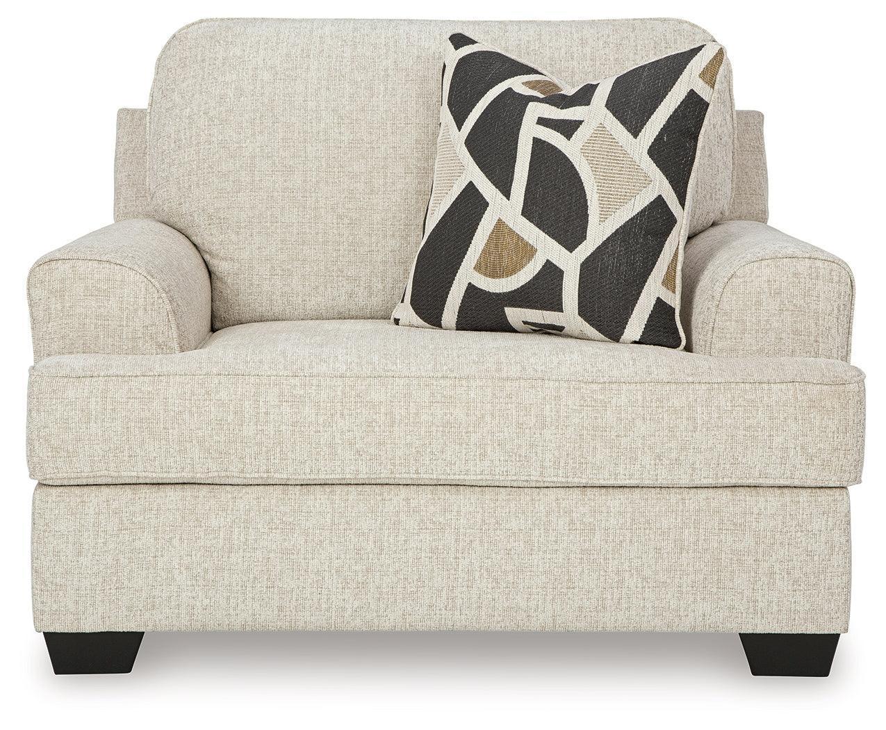 Heartcort Quartz Chenille Oversized Chair - Image 3