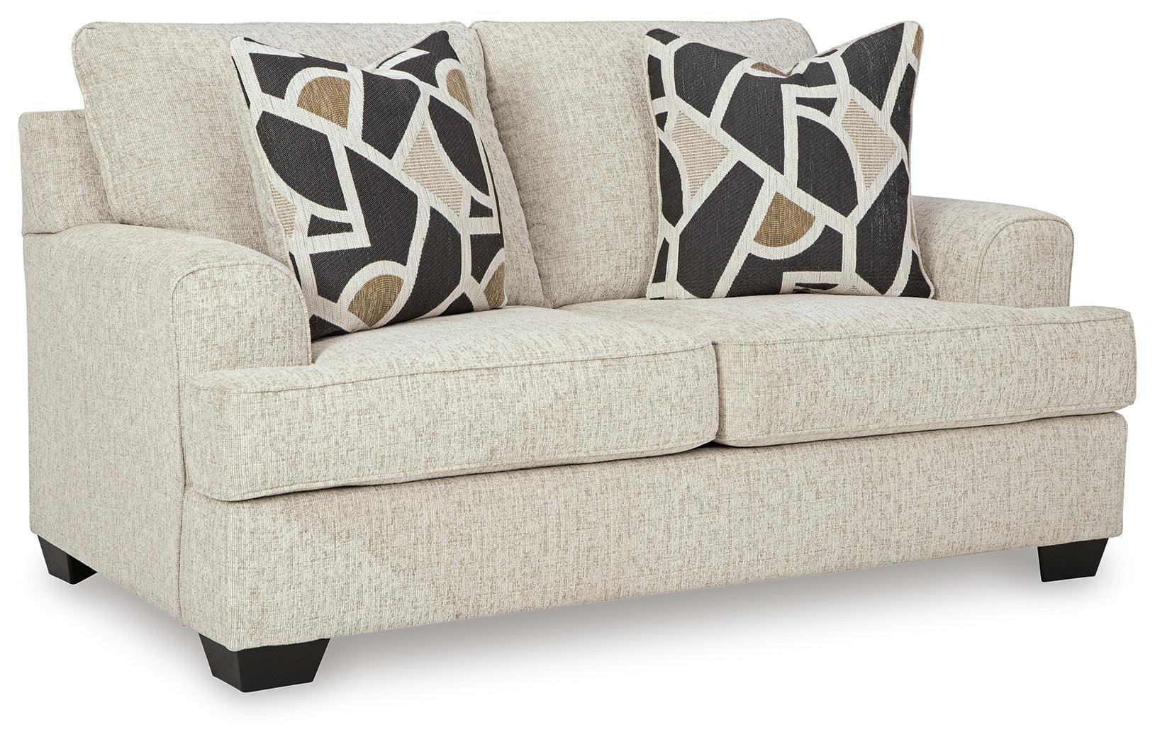 Heartcort Quartz Chenille Loveseat - Image 2