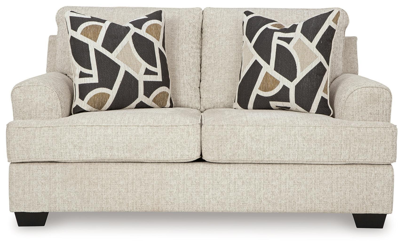 Heartcort Quartz Chenille Loveseat - Image 3