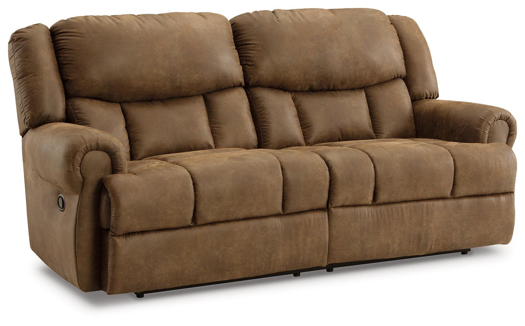 Boothbay Auburn Faux Leather Reclining Sofa - Image 3