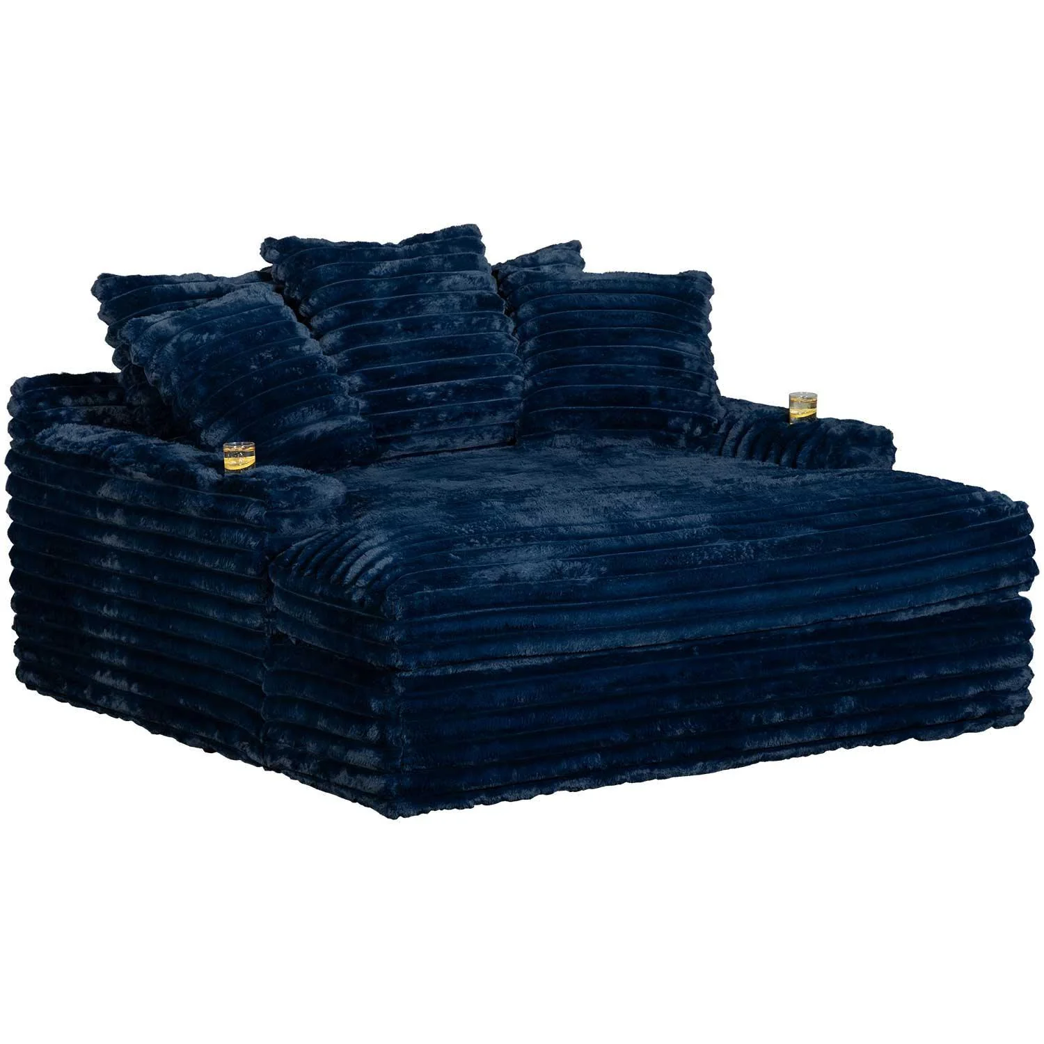 Quinn Navy Chaise Lounge - Image 2