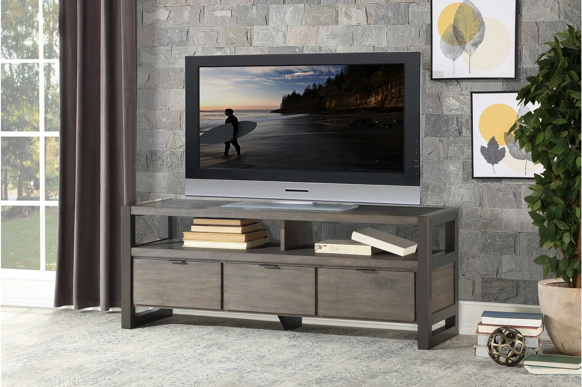 Prudhoe Gray TV Stand - Image 2