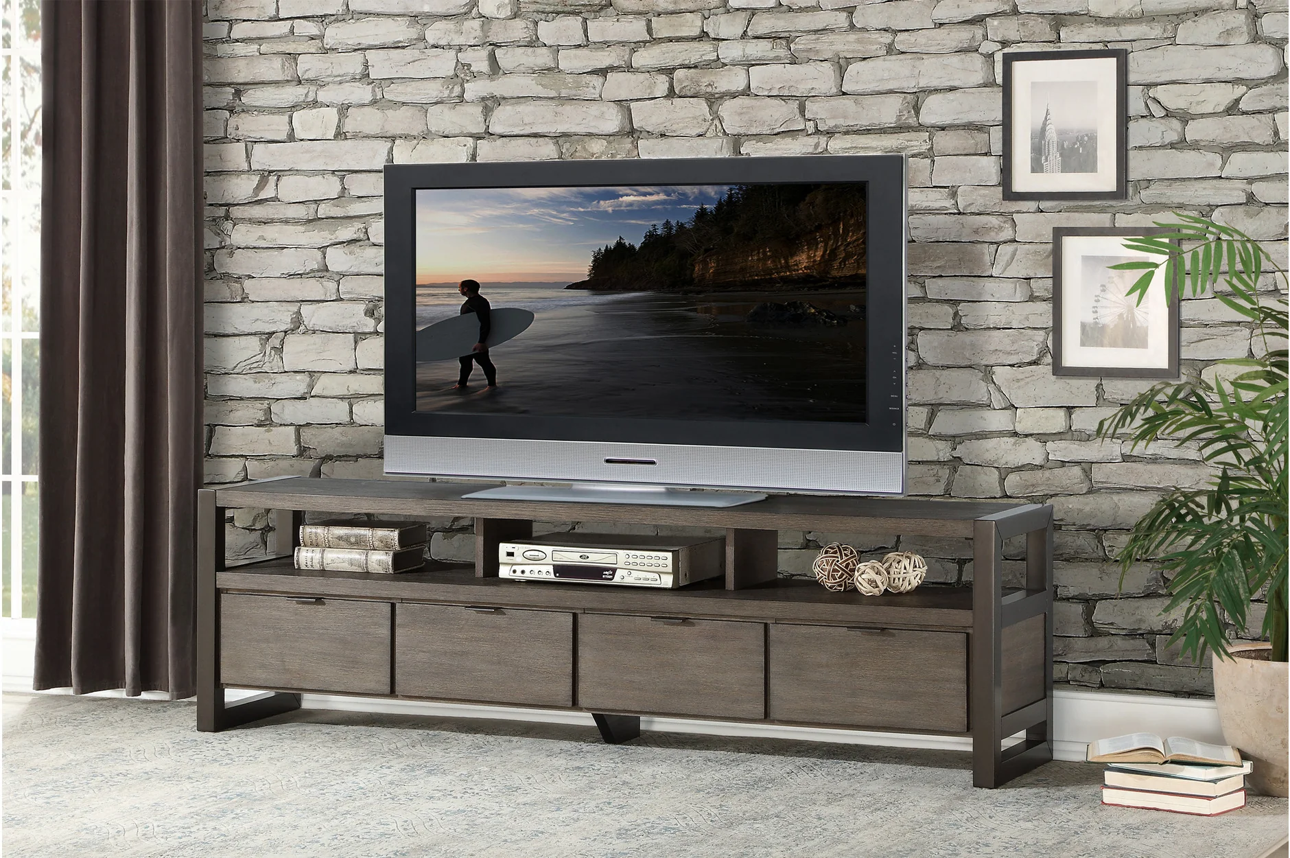 Prudhoe Gray TV Stand - Image 1