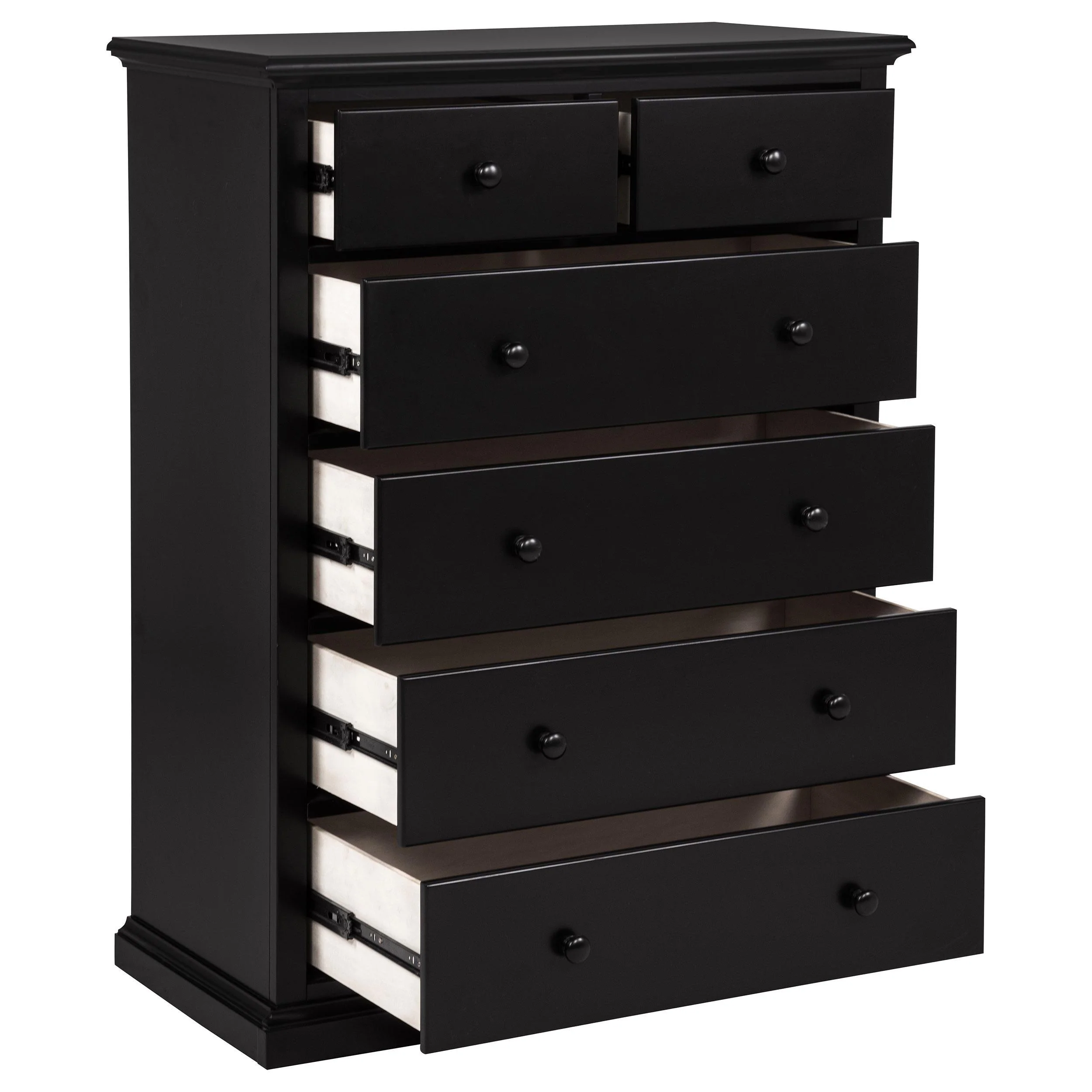 Sumerlin 6-drawer Bedroom Chest of Drawers Black - Image 3
