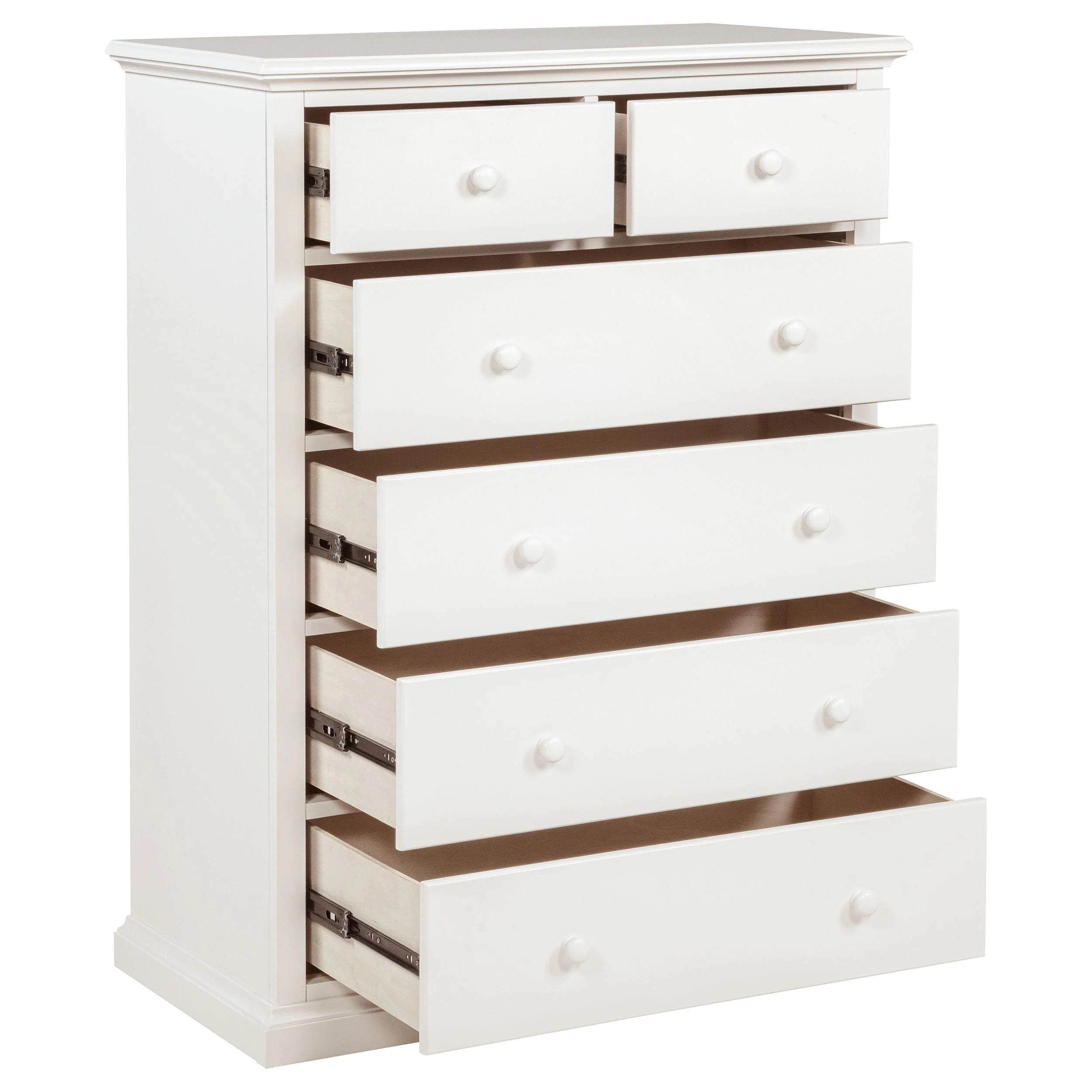 Sumerlin 6-drawer Bedroom Chest of Drawers White - Image 3