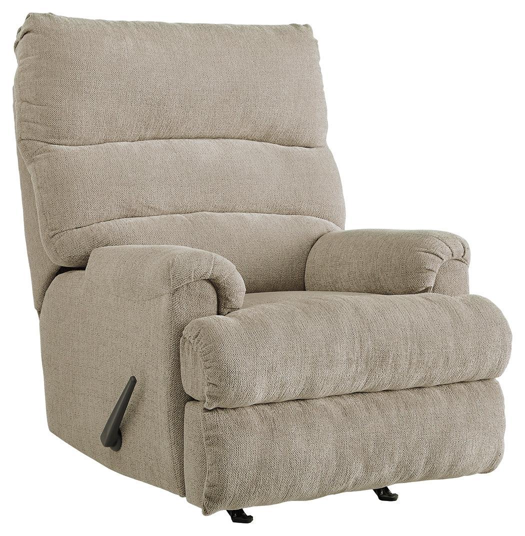 Man Fort Dusk Chenille Recliner - Image 2