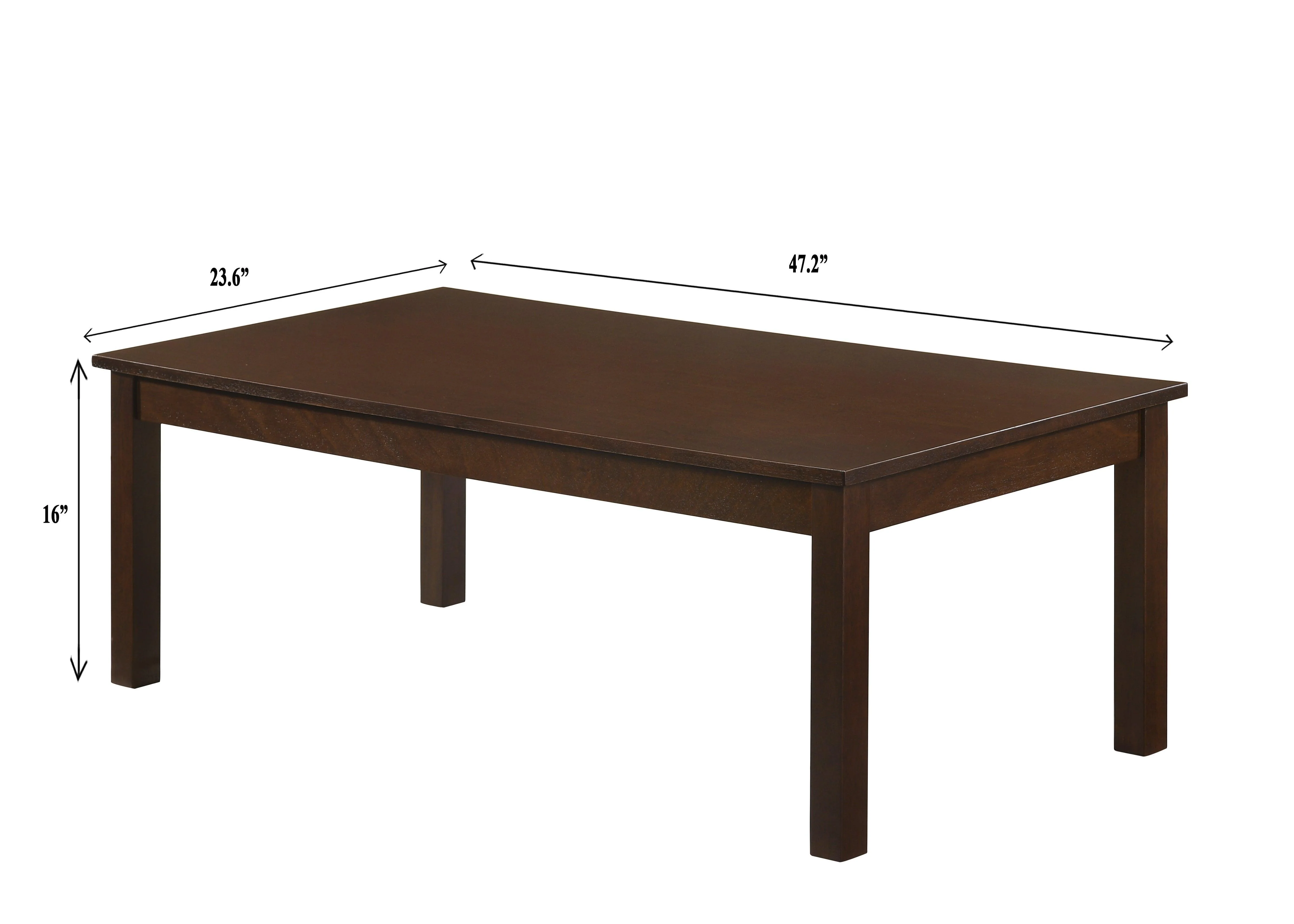 Pierce Brown Cocktail Table Set Straight Legs - Image 3