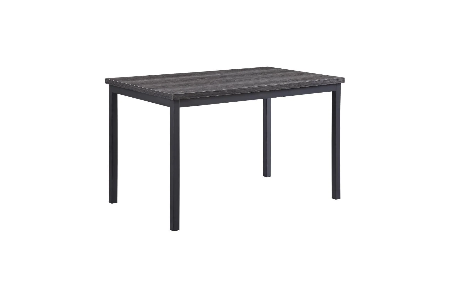 Tripp Black Hued Faux Leather Dining Room Set - Image 3
