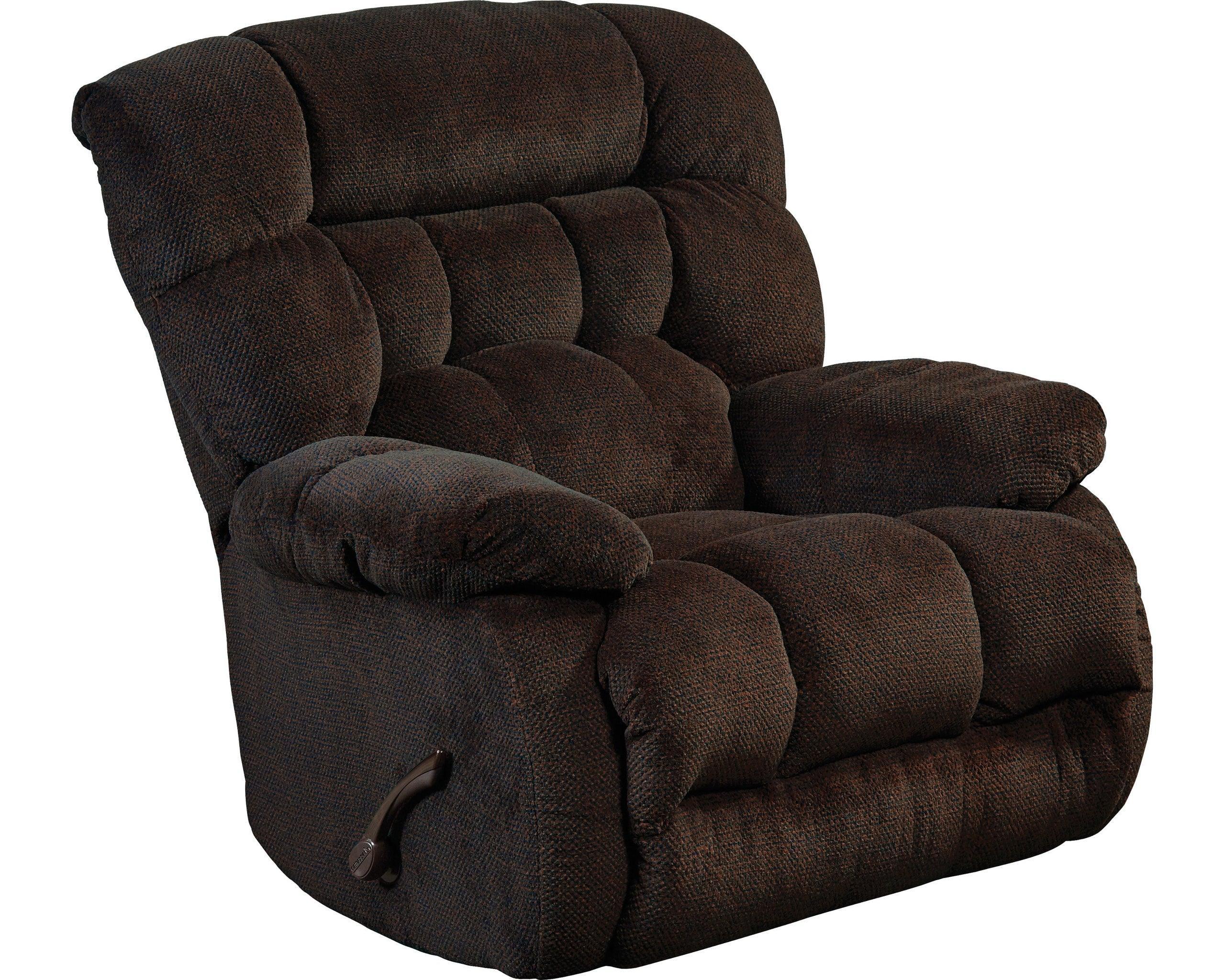 Zay Chocolate Rocker Recliner - Image 2