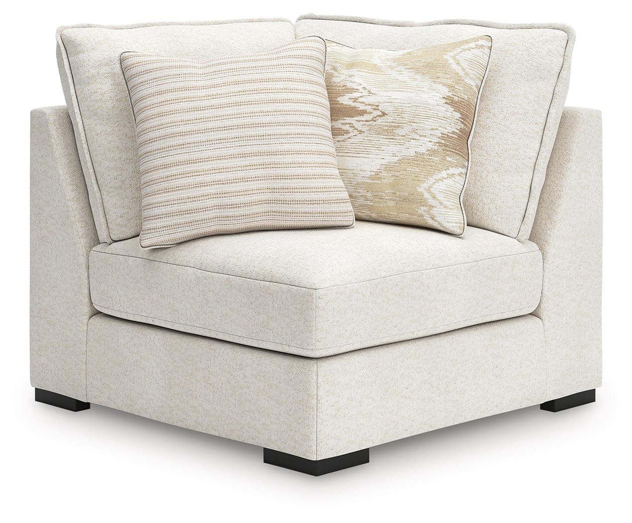 Donelson Creek Vanilla Performance Fabric,Next-Gen Nuvella™,Chenille 4-Piece Sectional - Image 3