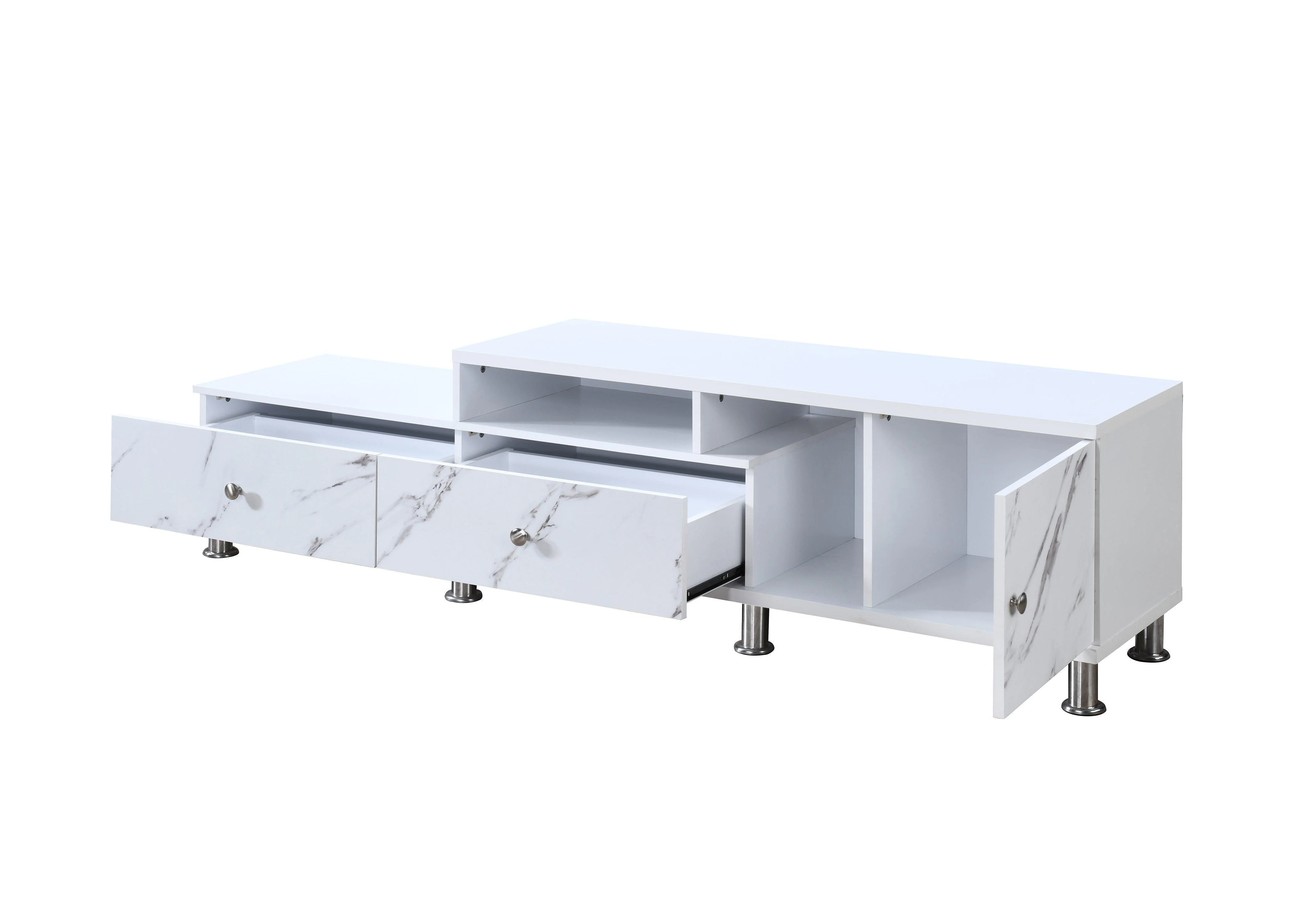 Tessa White TV Stand - Image 2