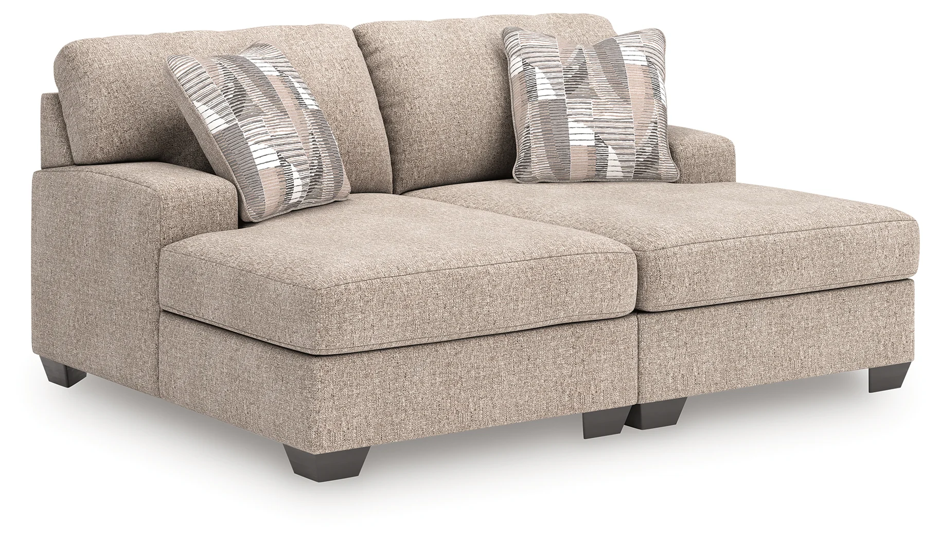 Seyler Lane Hemp Chenille 2-Piece Super Chaise - Image 2
