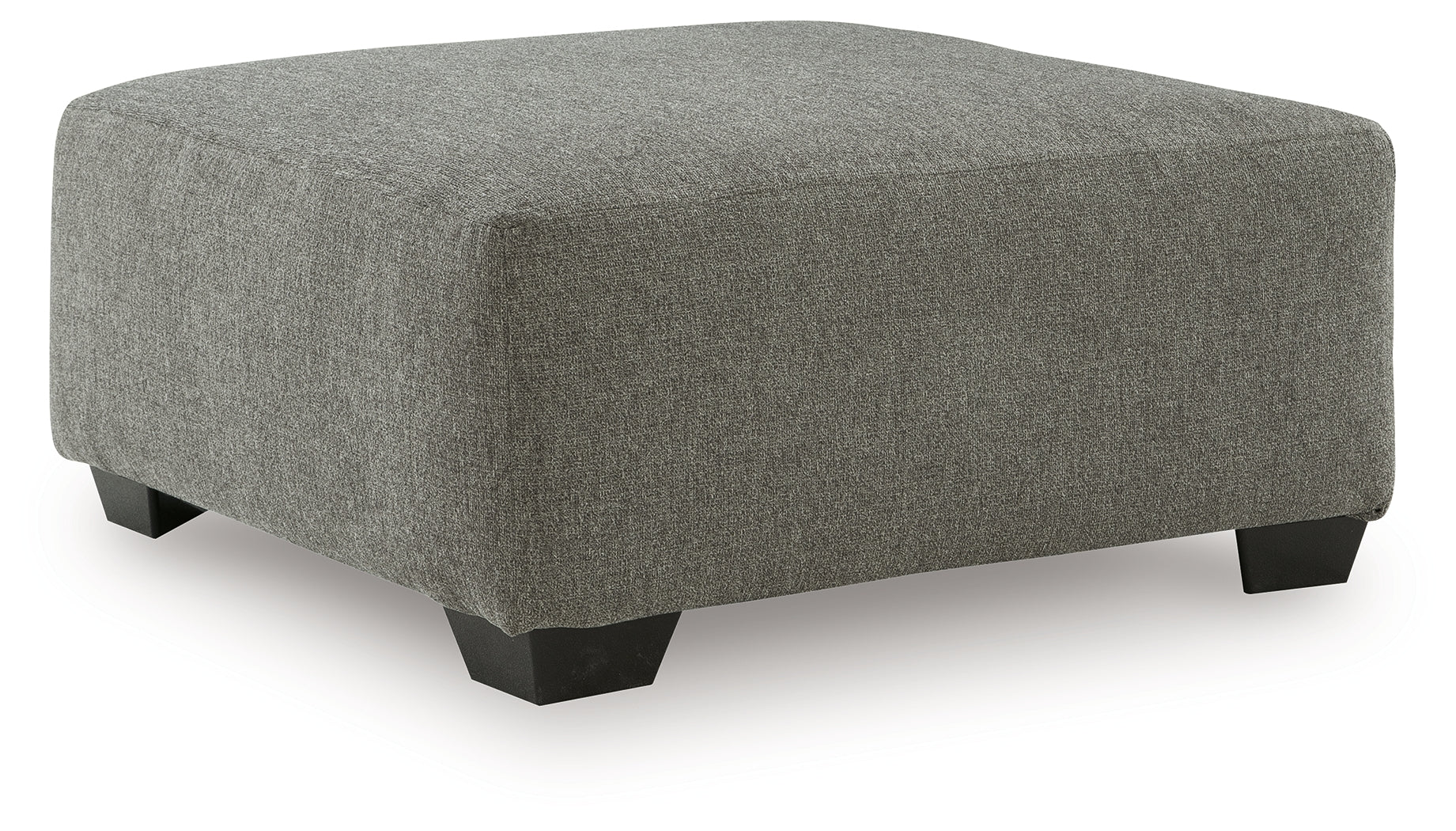 Clarington Greystone Chenille Oversized Accent Ottoman - Image 2