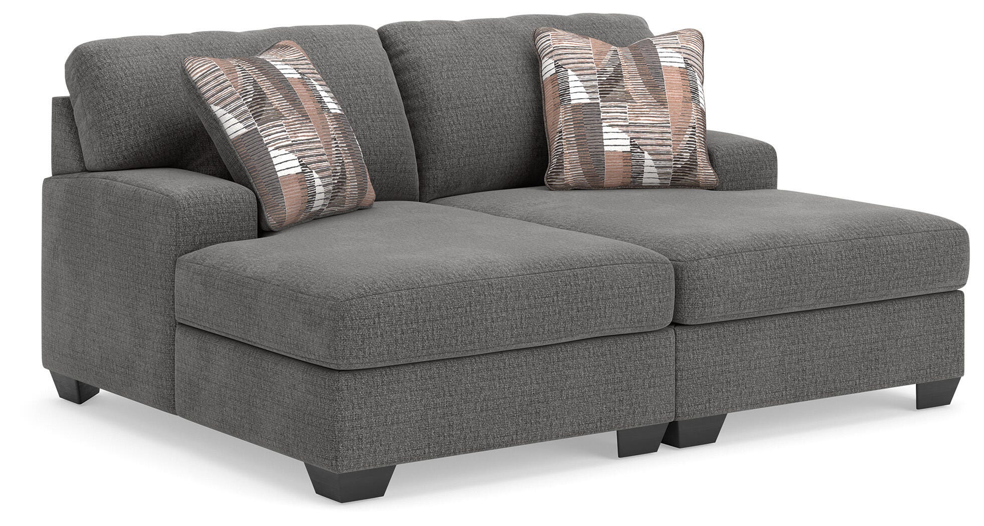 Clarington Greystone Chenille 2-Piece Super Chaise