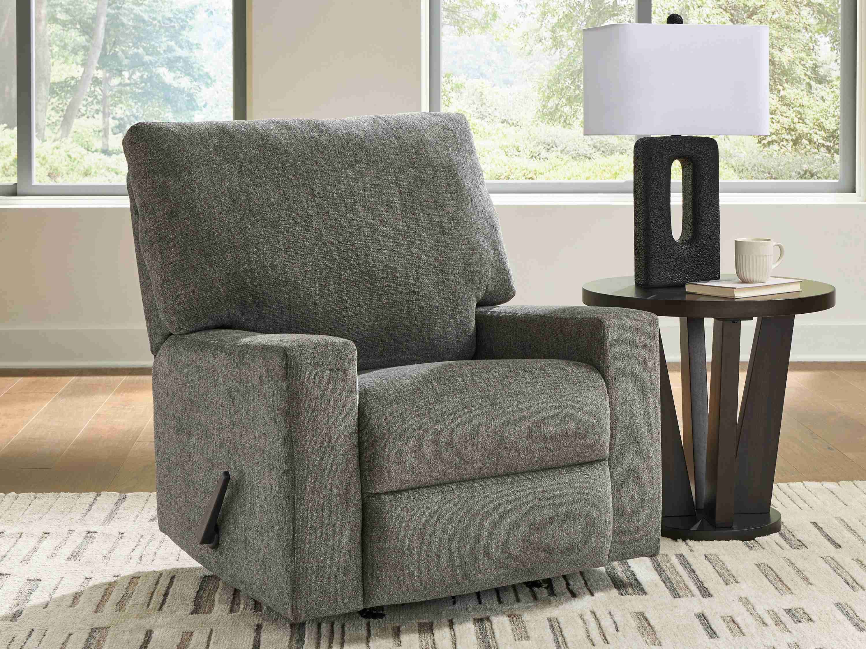 Clarington Greystone Chenille Recliner - Image 2