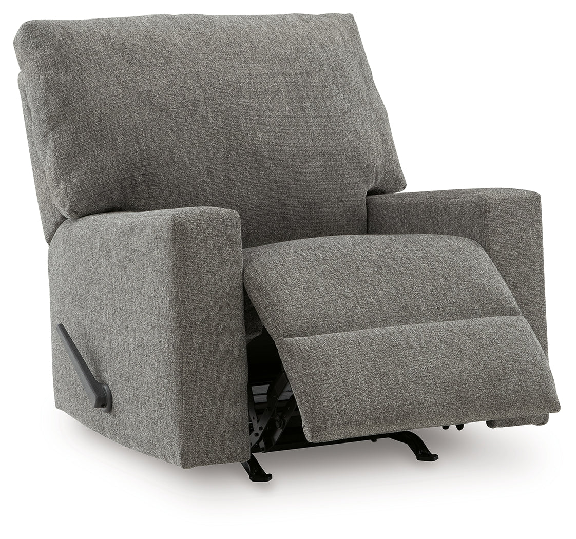 Clarington Greystone Chenille Recliner - Image 3