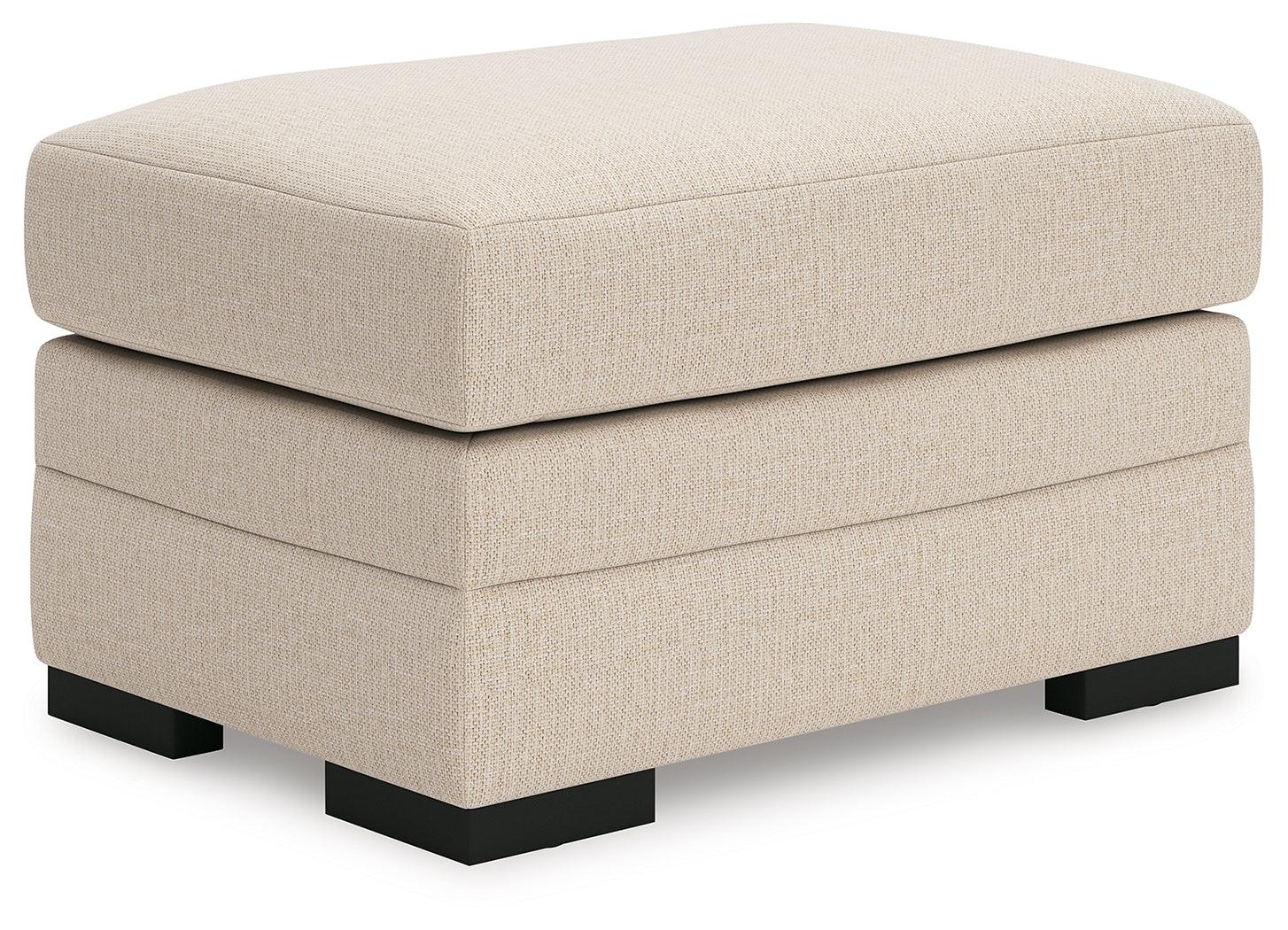 Lango Jute Chenille,Performance Fabric,Next-Gen Nuvella™ Ottoman - Image 2