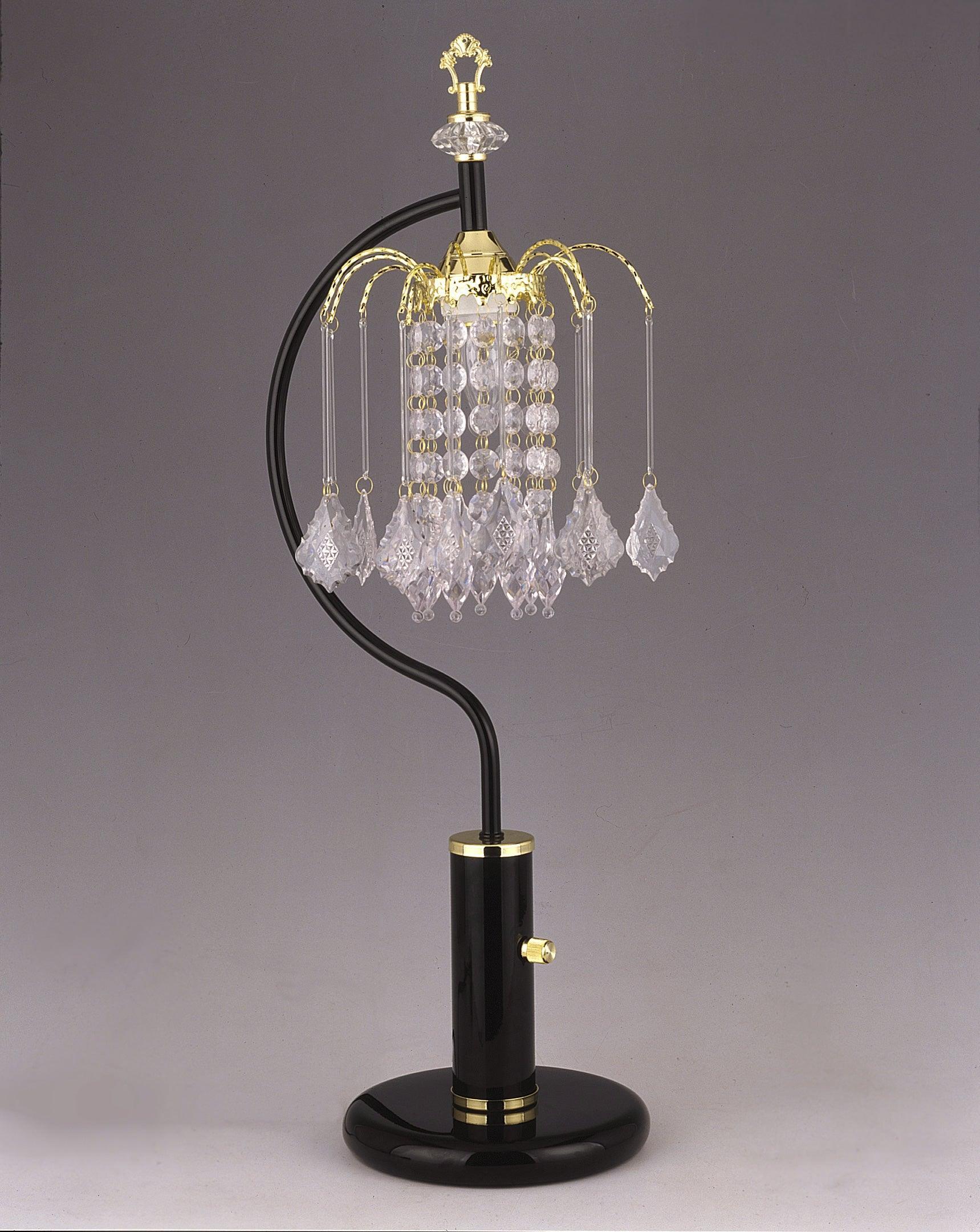 Rain Drop Gold Silver Table Lamp - Image 2