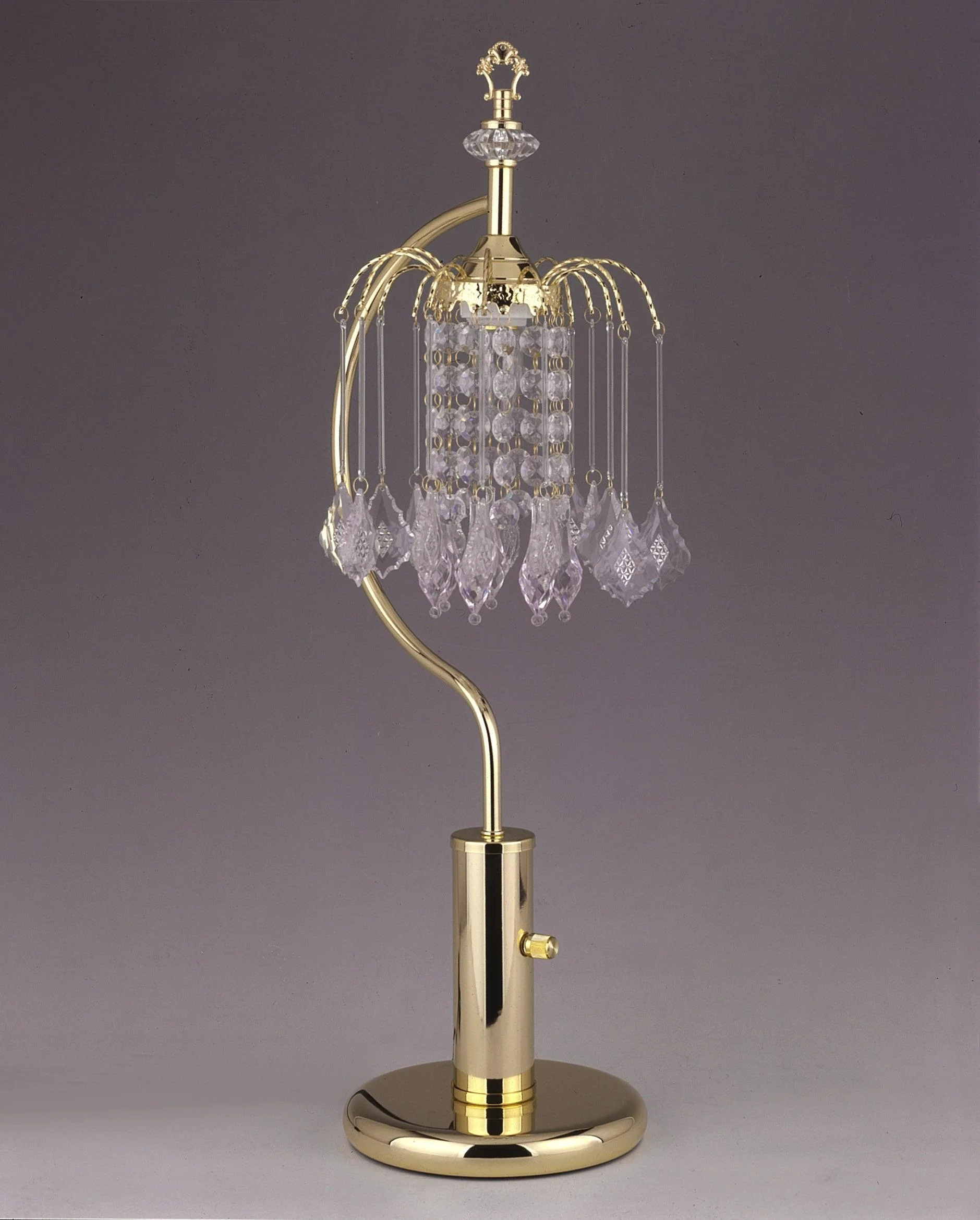 Rain Drop Gold Silver Table Lamp - Image 3