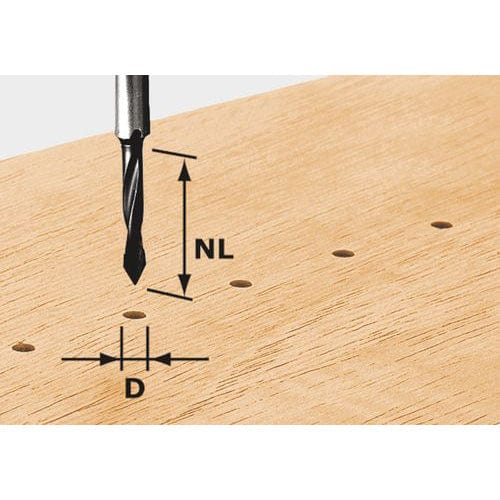 Dowel Router Bit – HW S8 D5/30